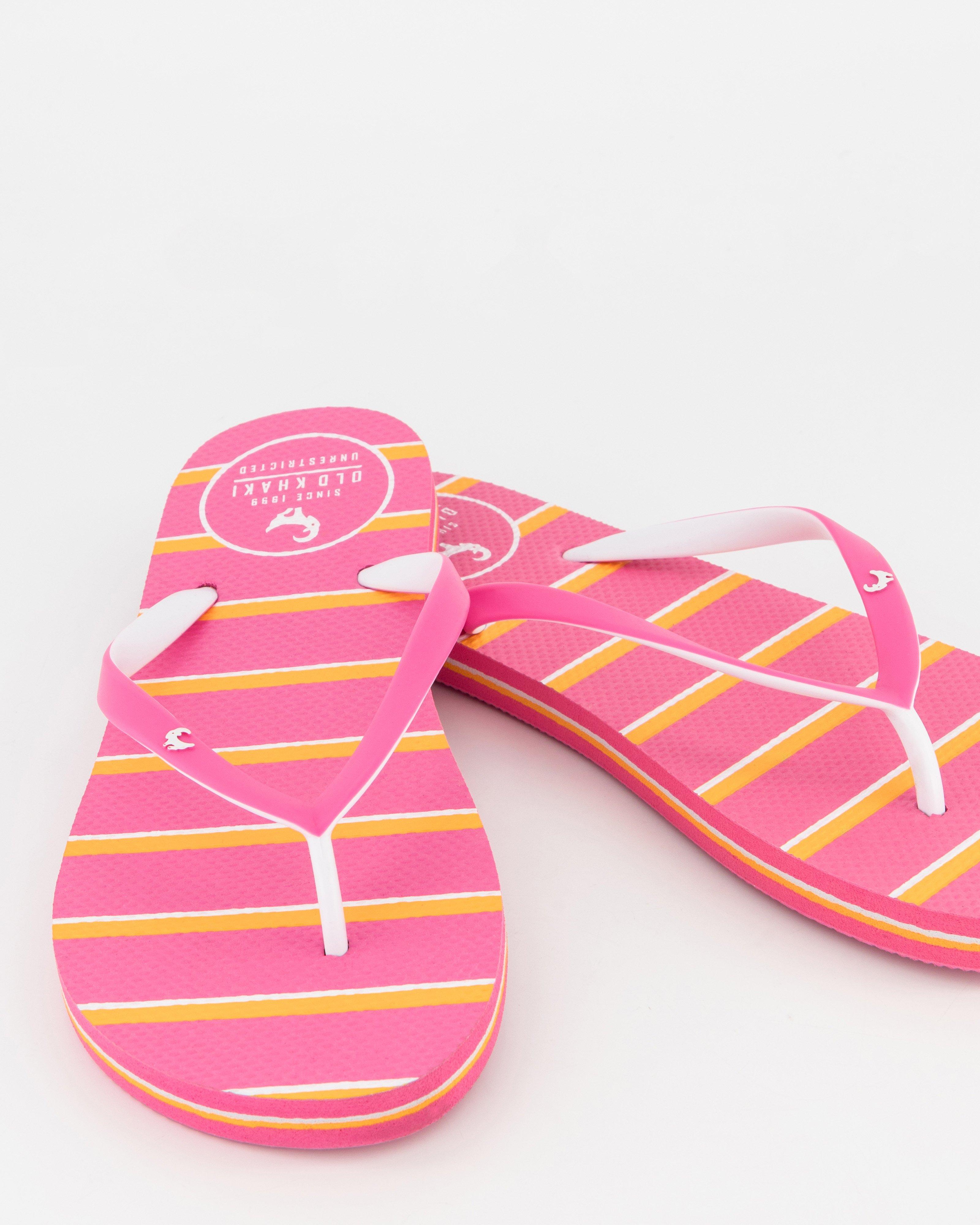 Old Khaki Women's Tide Flip Flops -  Pink