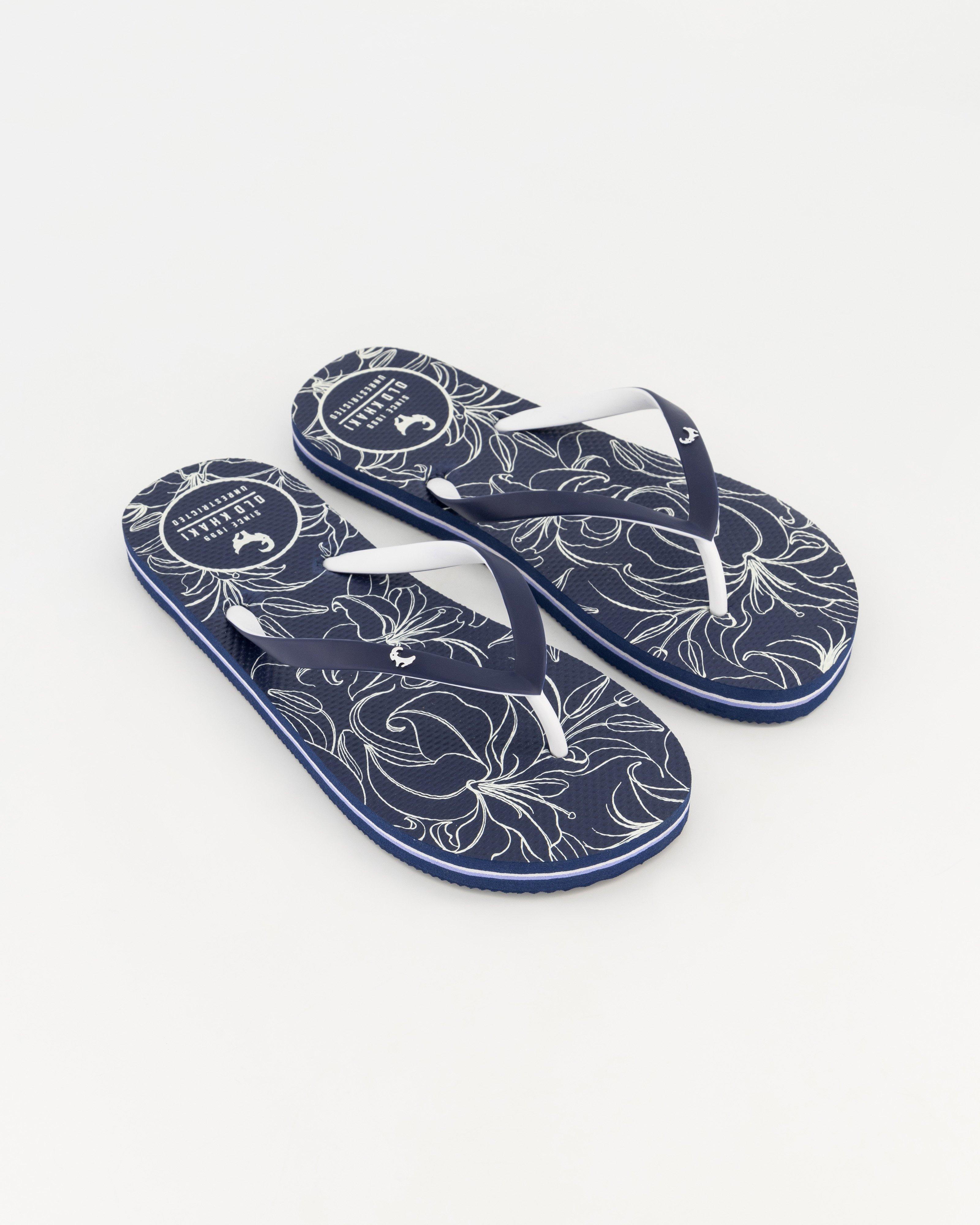 Old Khaki Women's Tide Flip Flops -  Navy