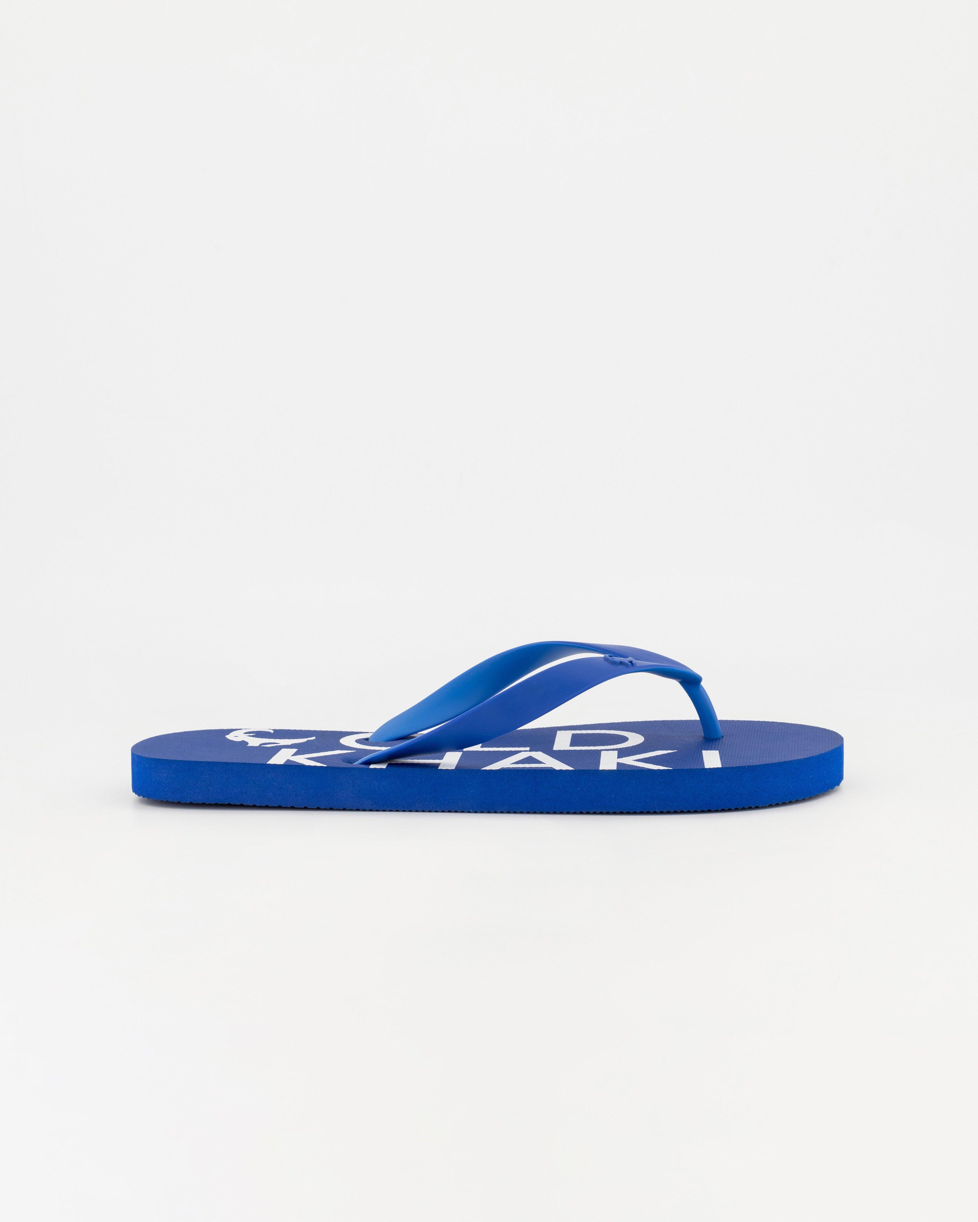 Men’s Branded Pacifico Flip-Flop  -  Blue