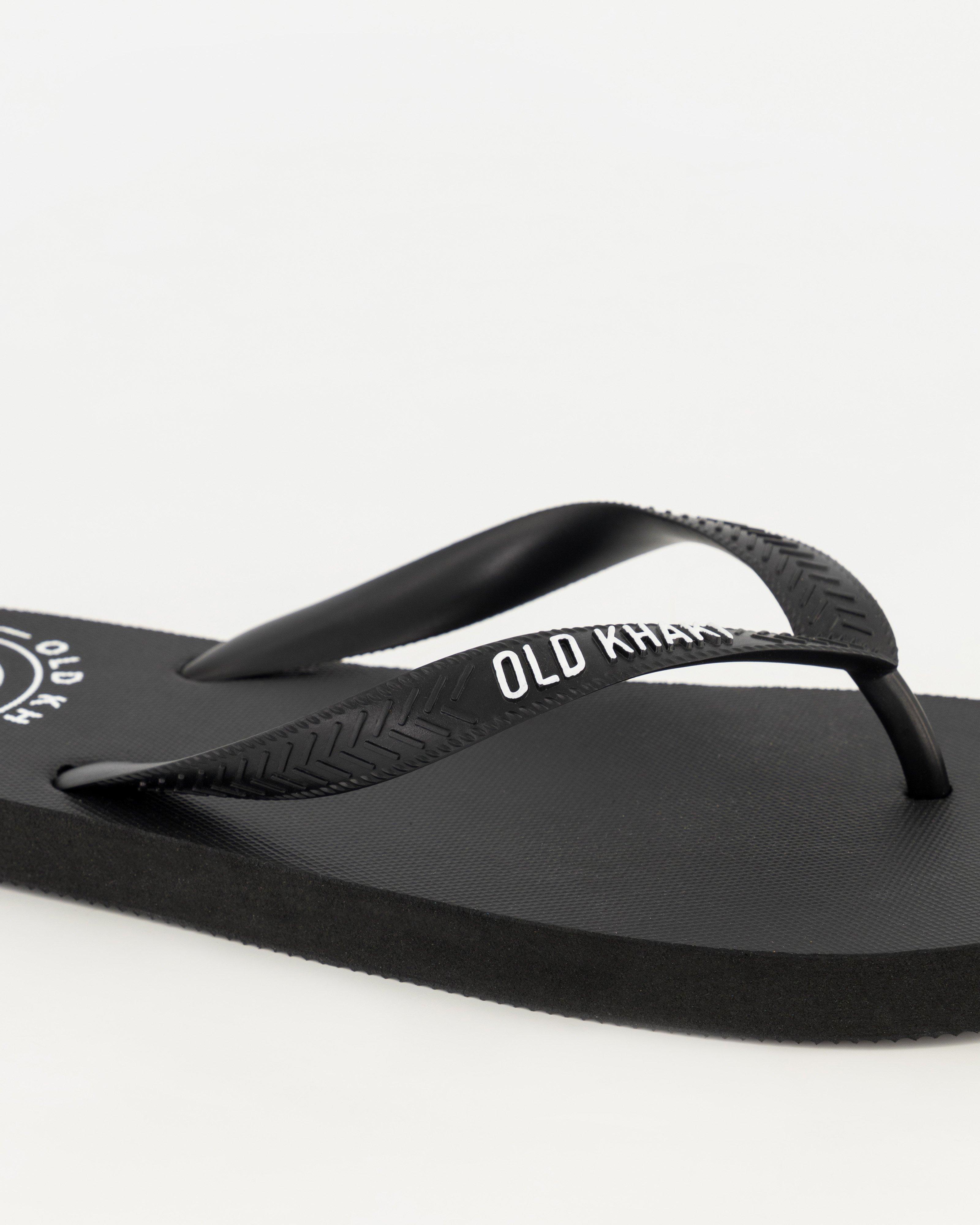 Men’s Plain Pacifico Flip Flop -  Black