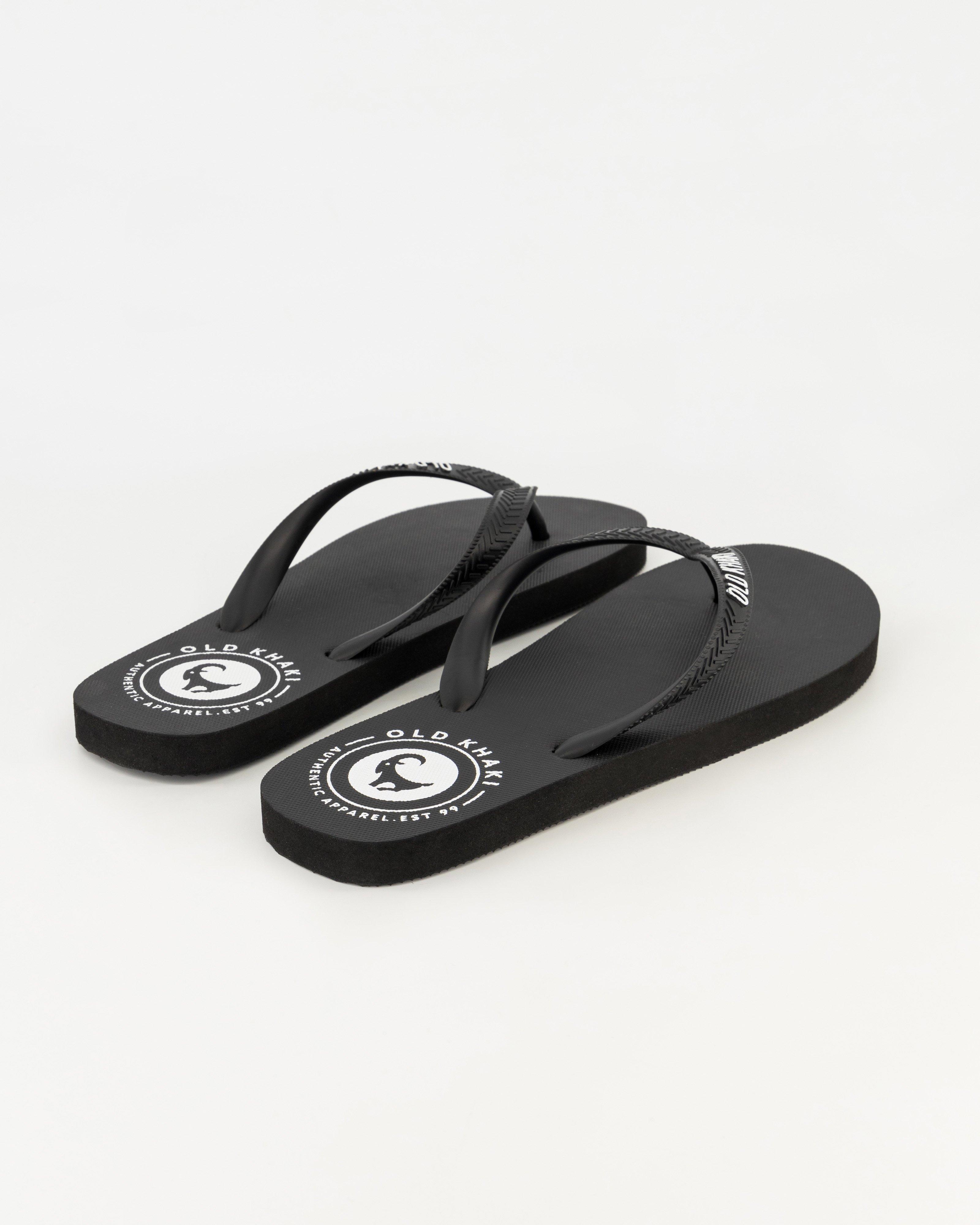 Men’s Plain Pacifico Flip Flop -  Black