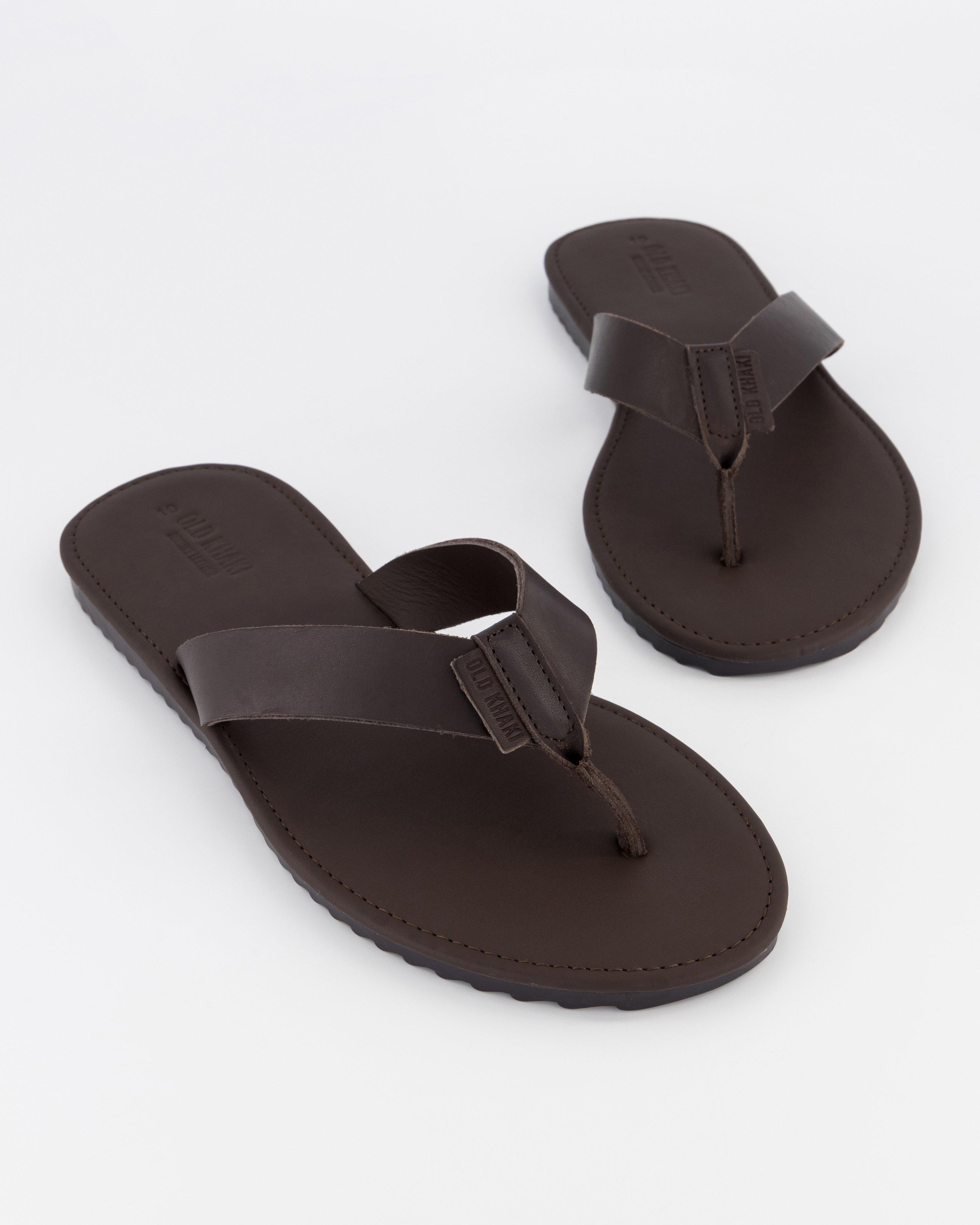  Men’s Beckett Leather Sandal  -  Chocolate