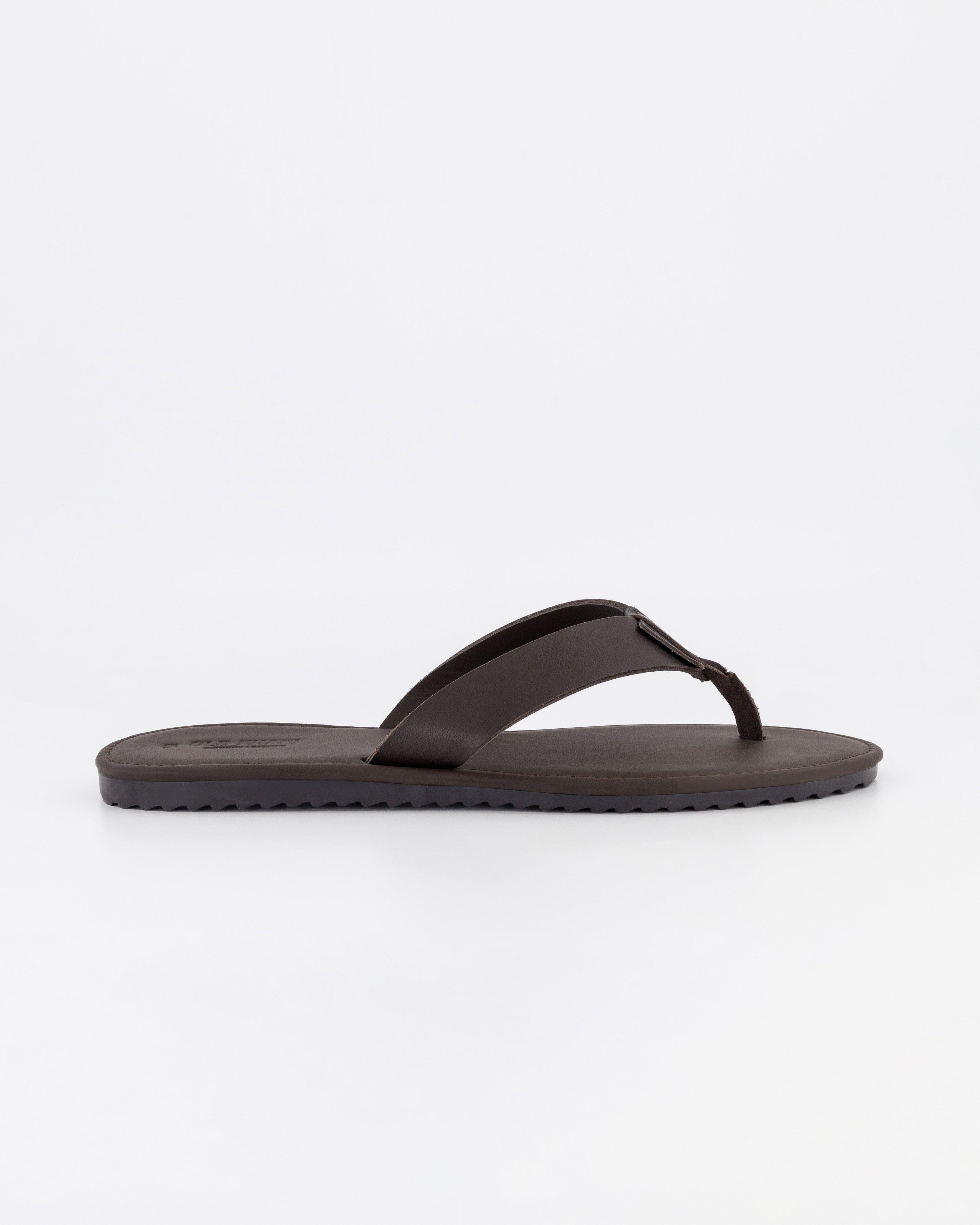  Men’s Beckett Leather Sandal  -  Chocolate