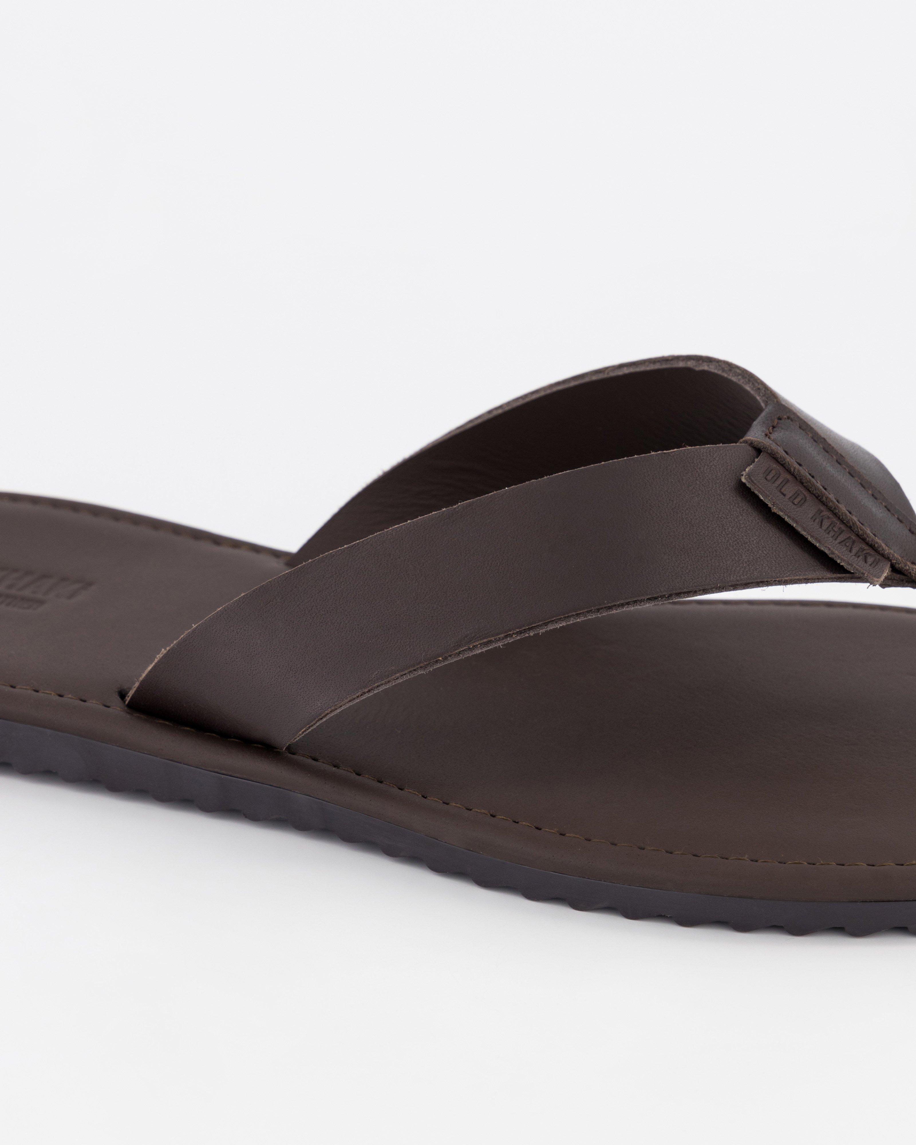  Men’s Beckett Leather Sandal  -  Chocolate