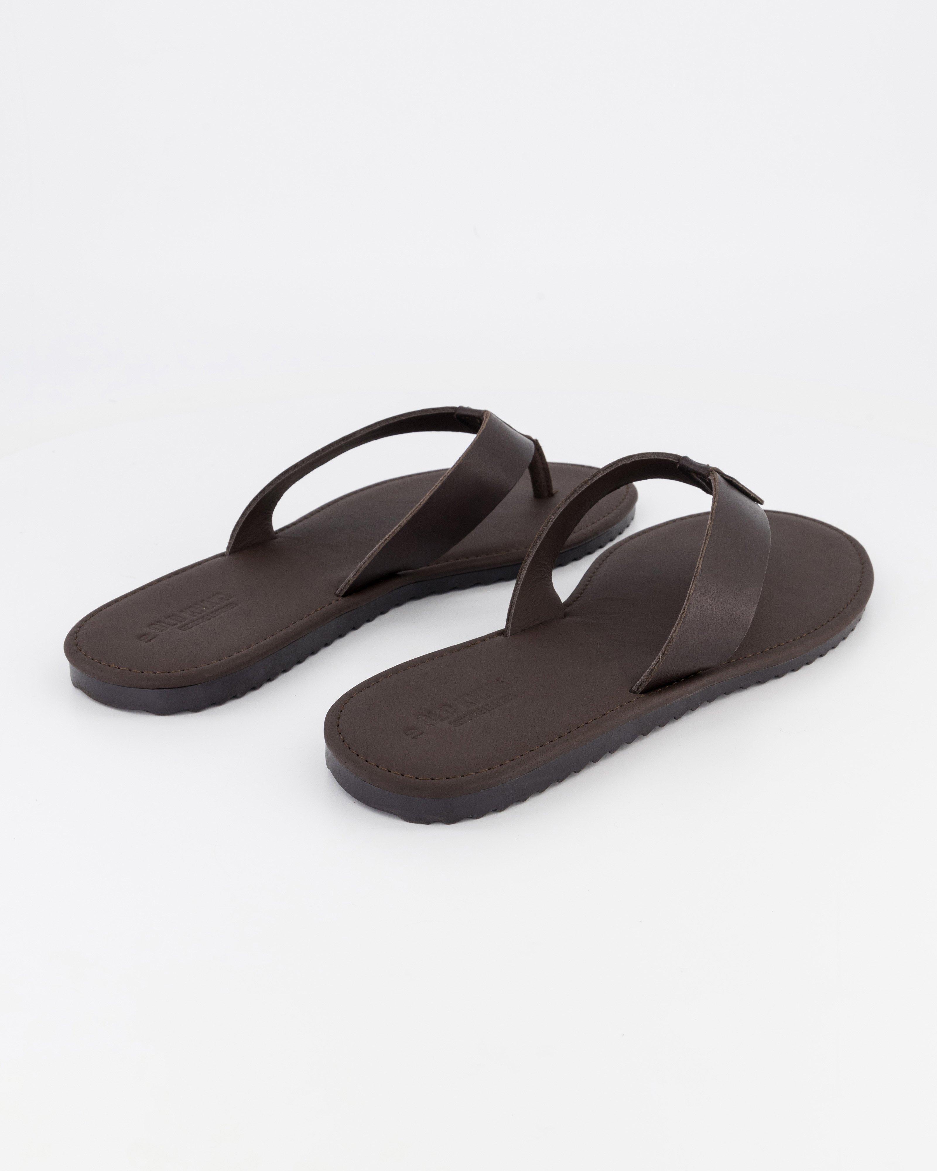  Men’s Beckett Leather Sandal  -  Chocolate