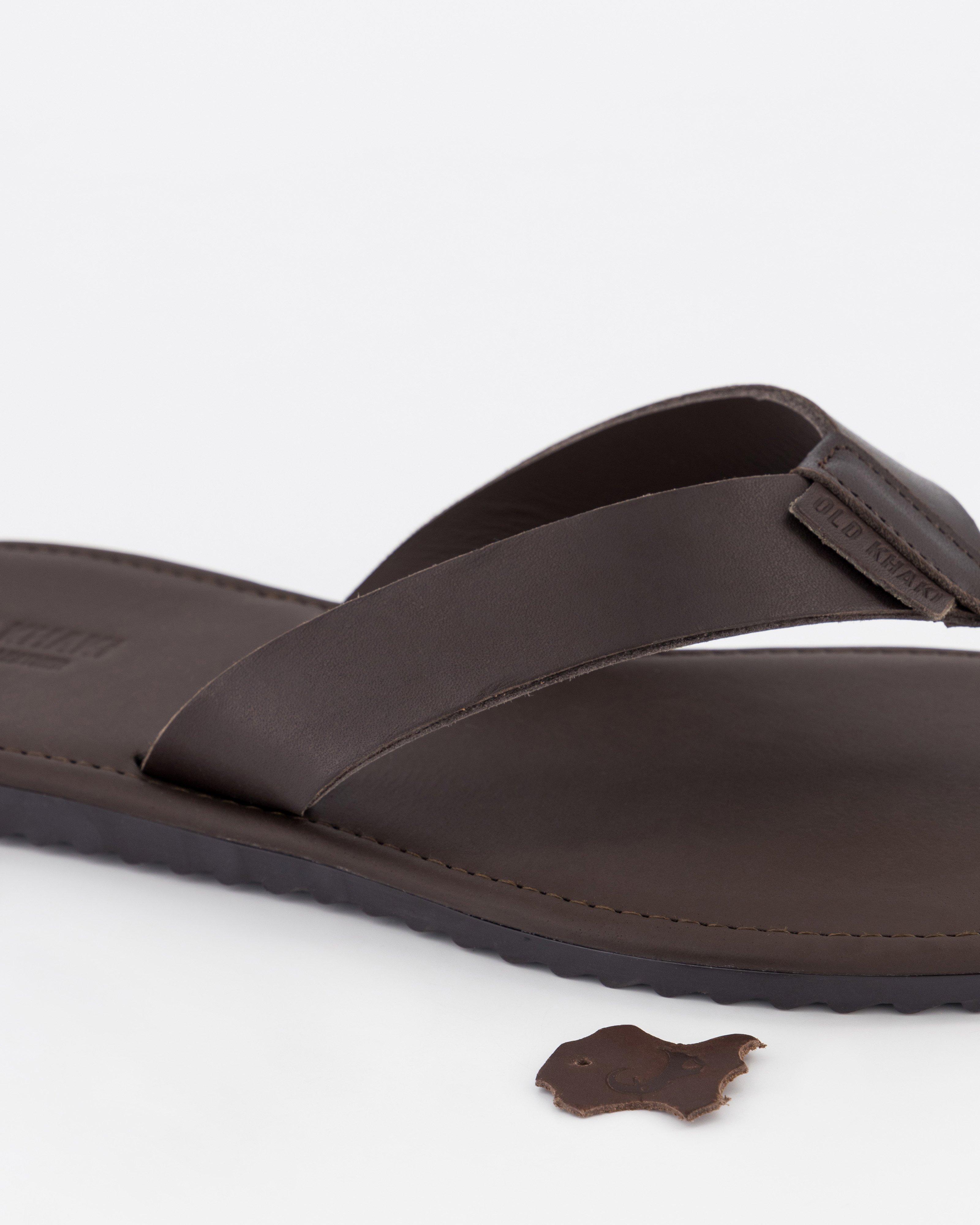  Men’s Beckett Leather Sandal  -  Chocolate