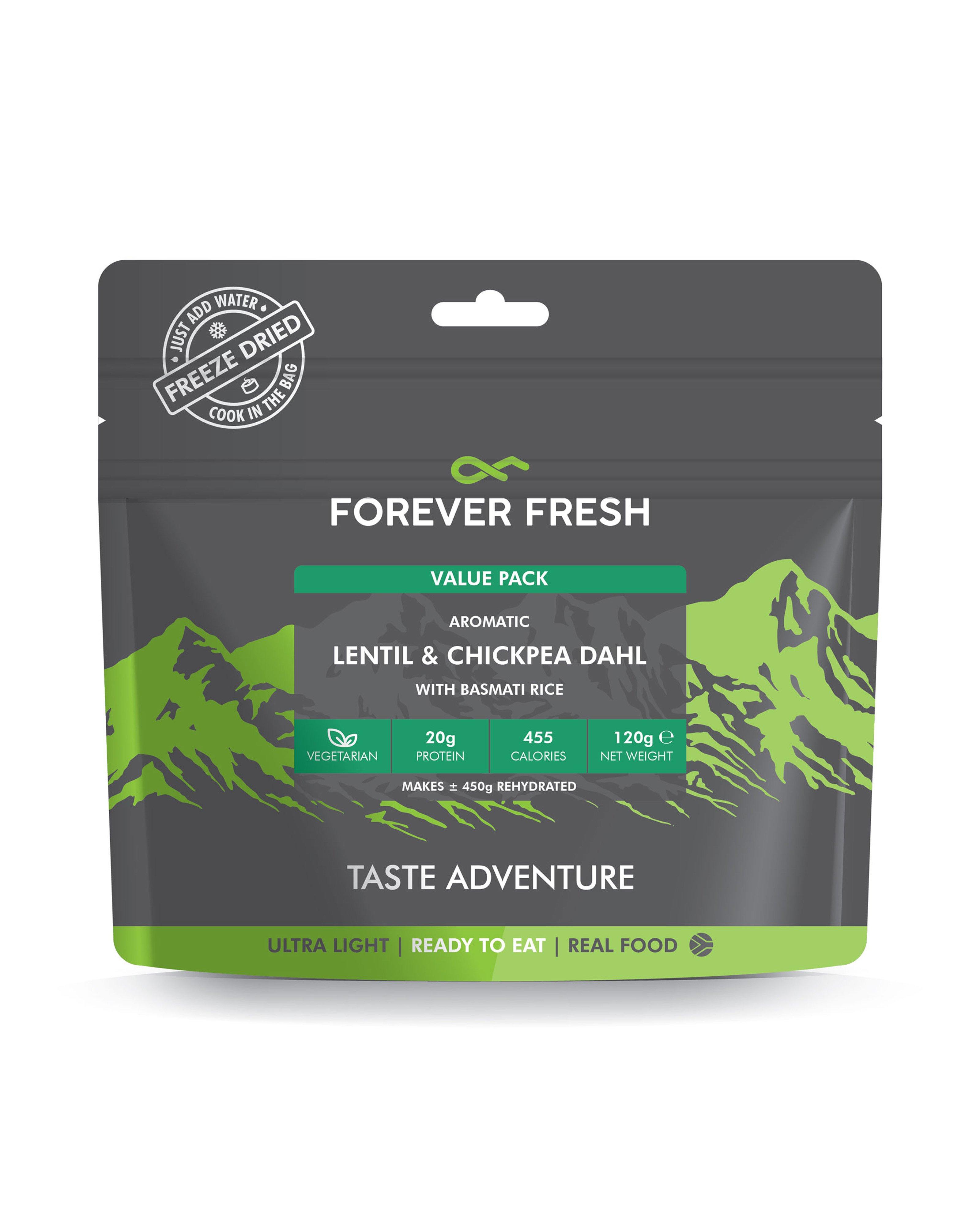 Forever Fresh Freeze-Dried Aromatic Lentil and Chickpea Dahl with Basmati Rice -  No Colour