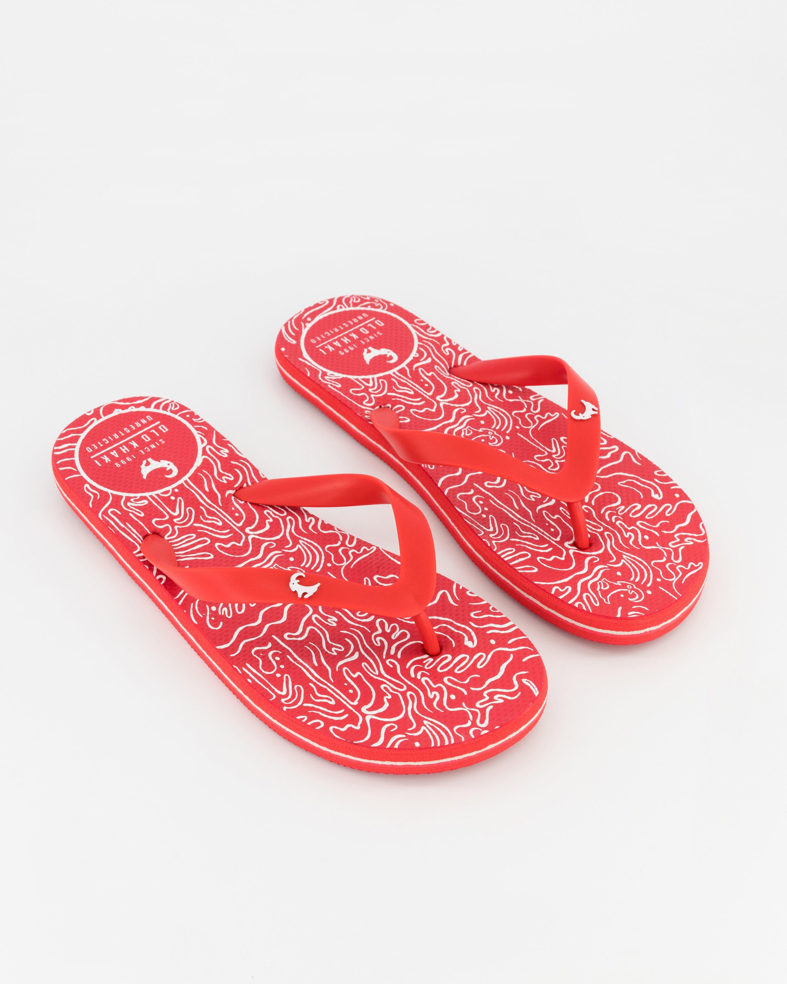 Men’s Pacifico Flip Flop -  Red