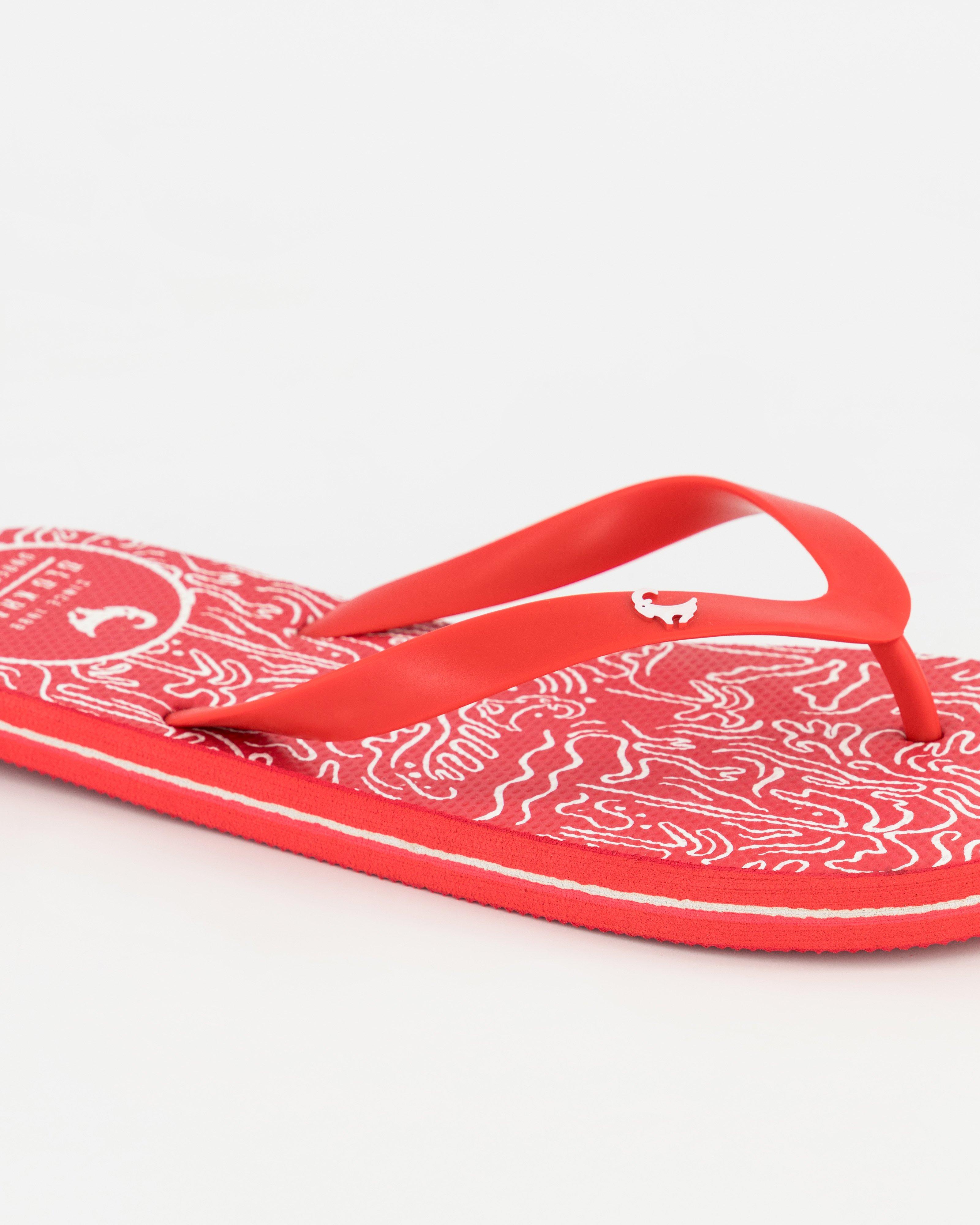 Men’s Pacifico Flip Flop -  Red