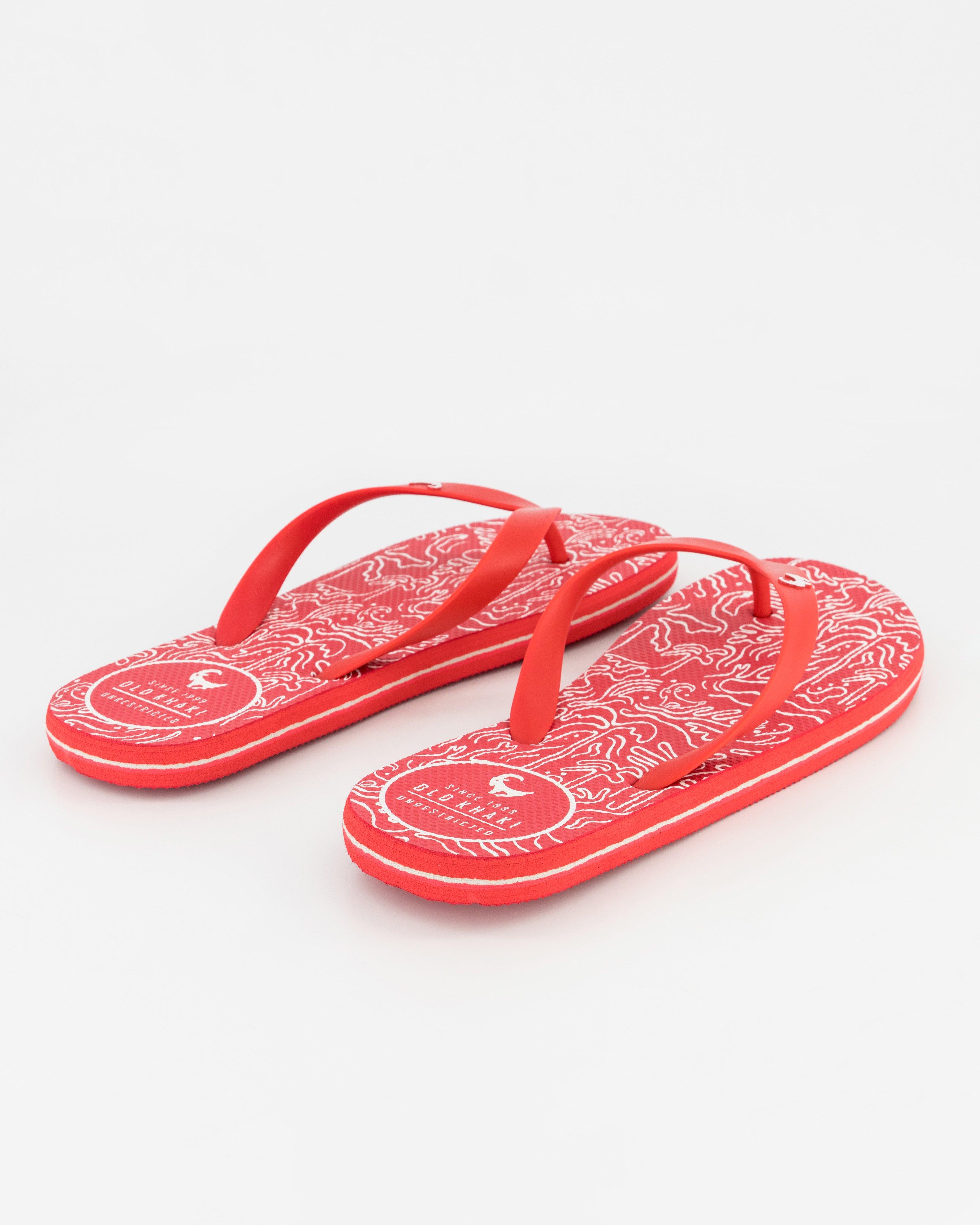 Men’s Pacifico Flip Flop -  Red