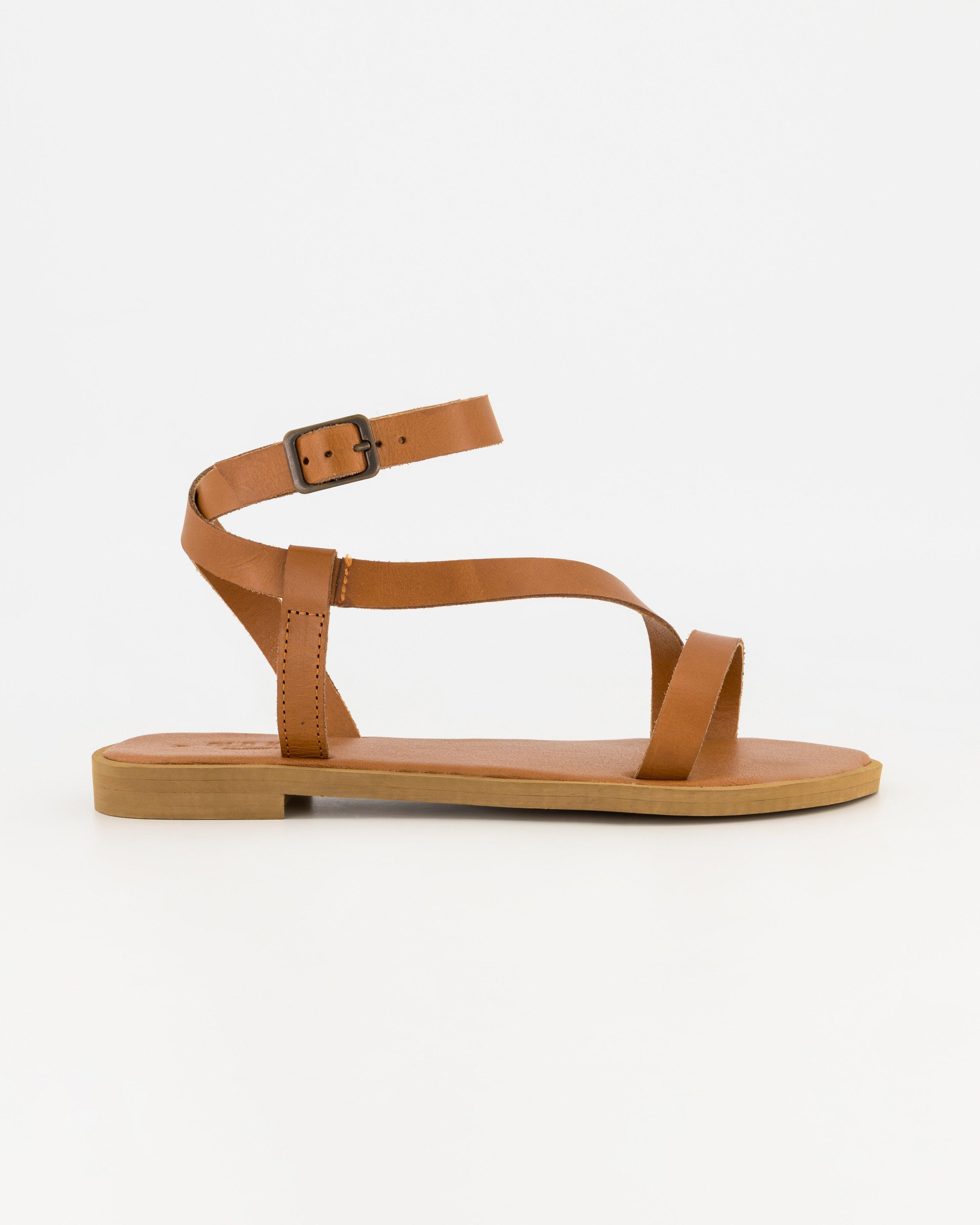 Women’s Rumie Leather Sandal  -  Tan
