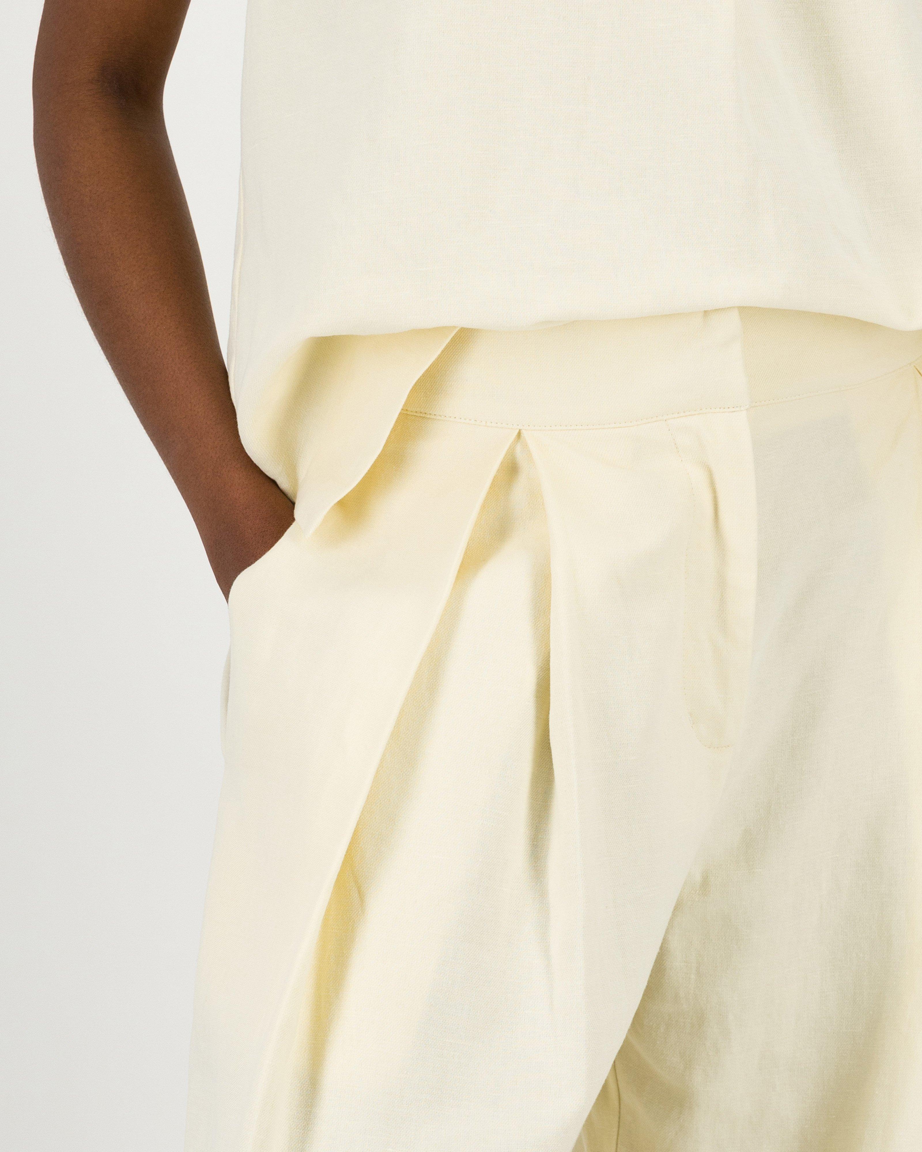 Moss Wide Leg Pant -  Cream