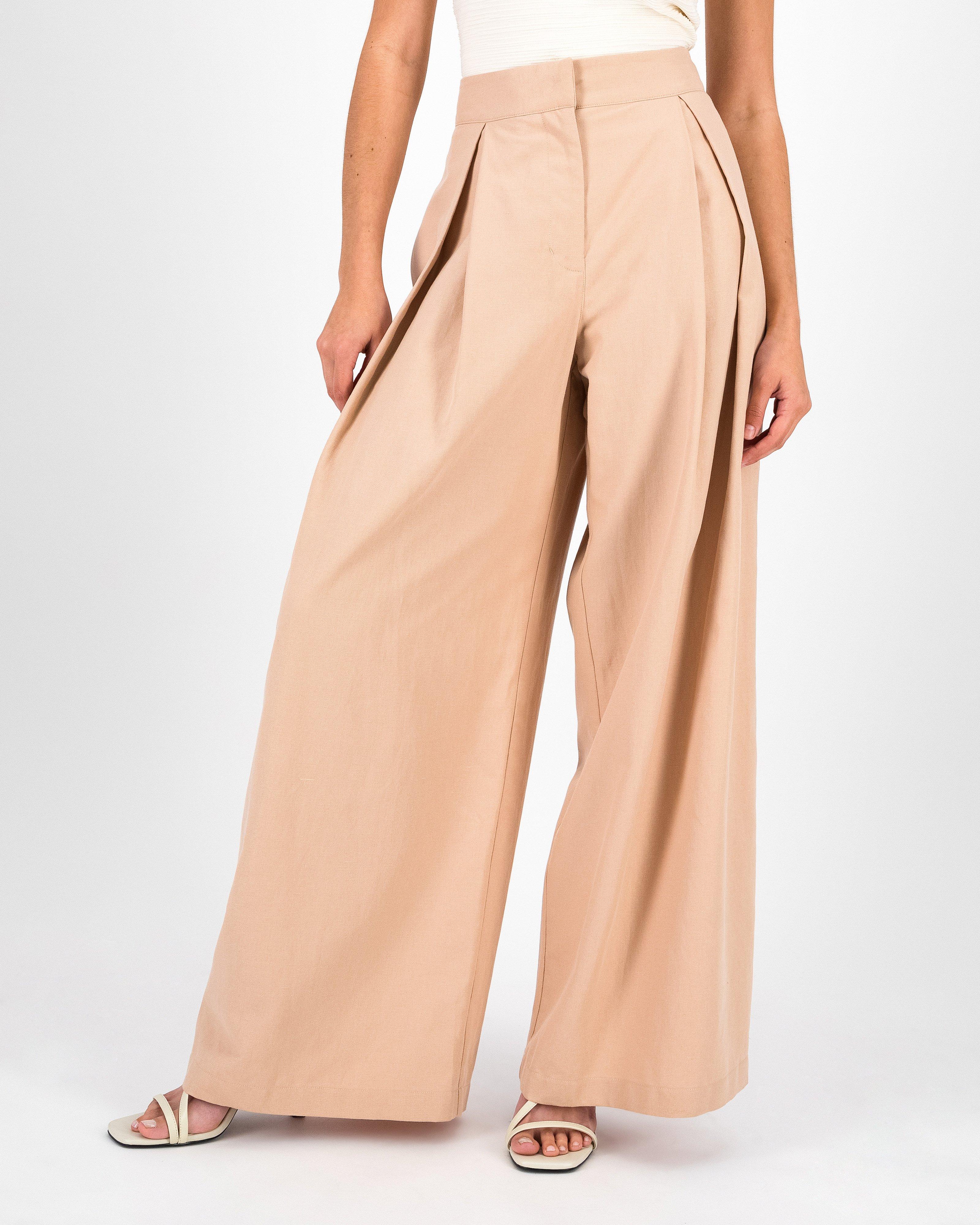 Moss Wide Leg Pant -  Pale Pink