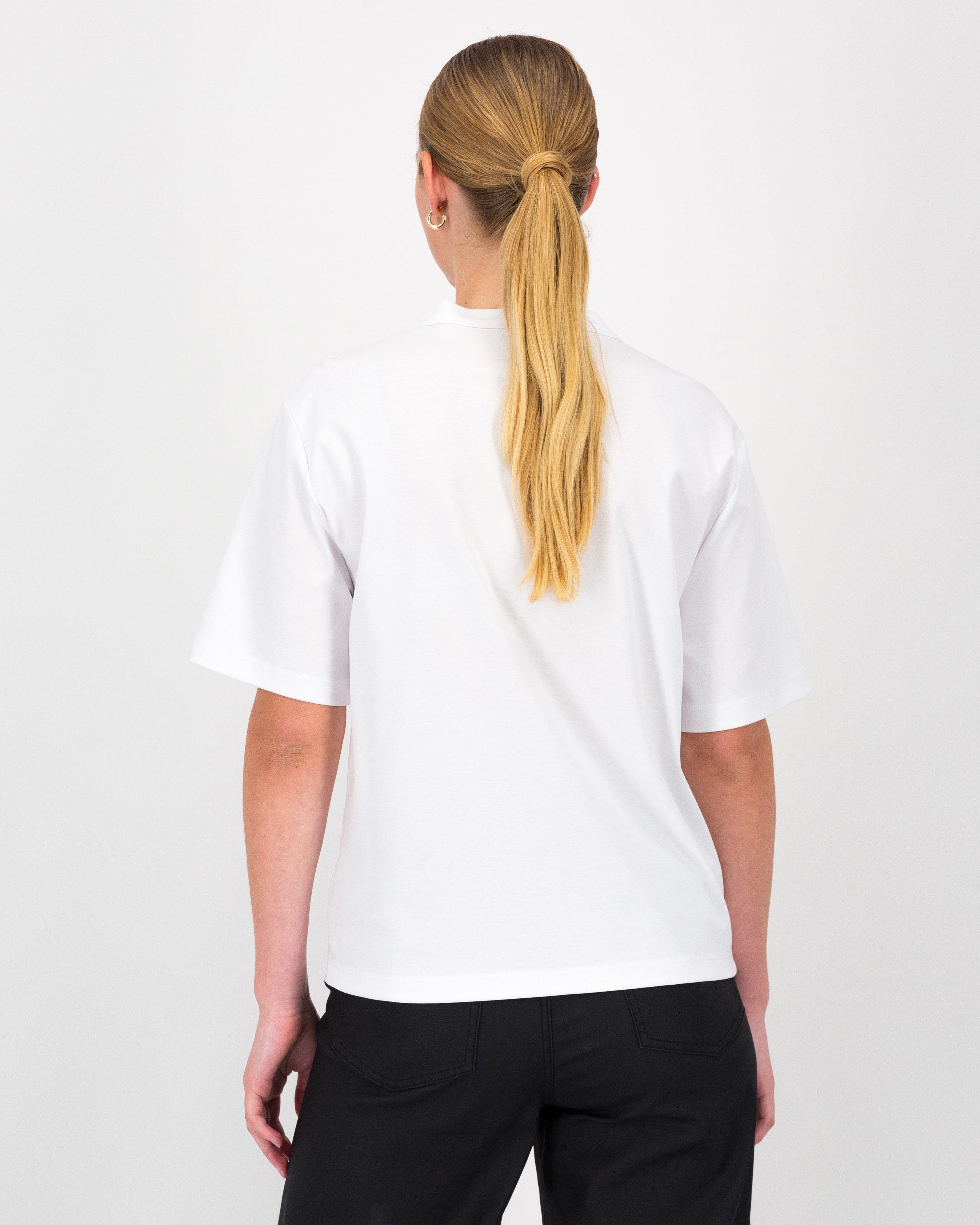 Macie Knot Detail Tee -  White