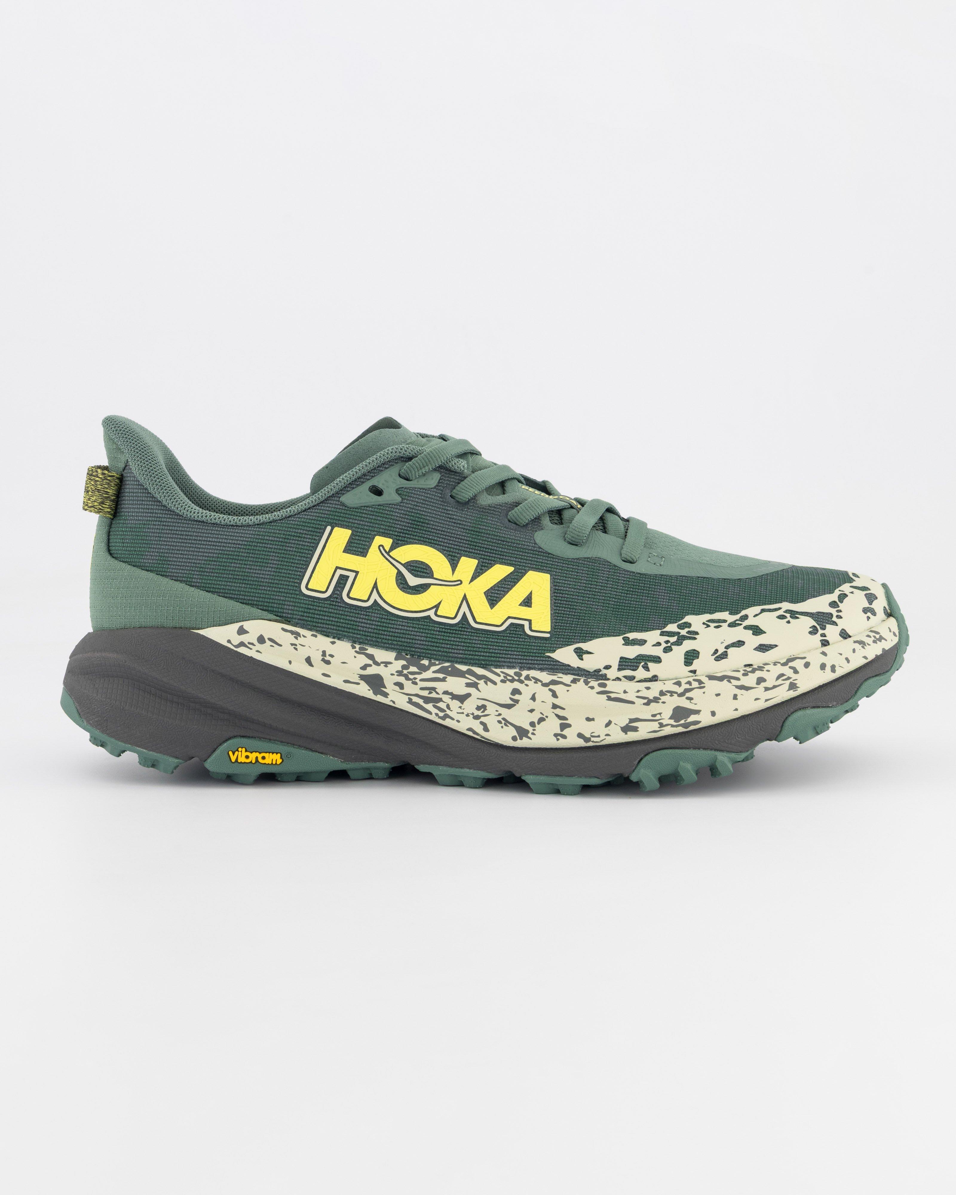 HOKA Men's Speedgoat 6 Wide Trail Running Shoes  -  Dark Green