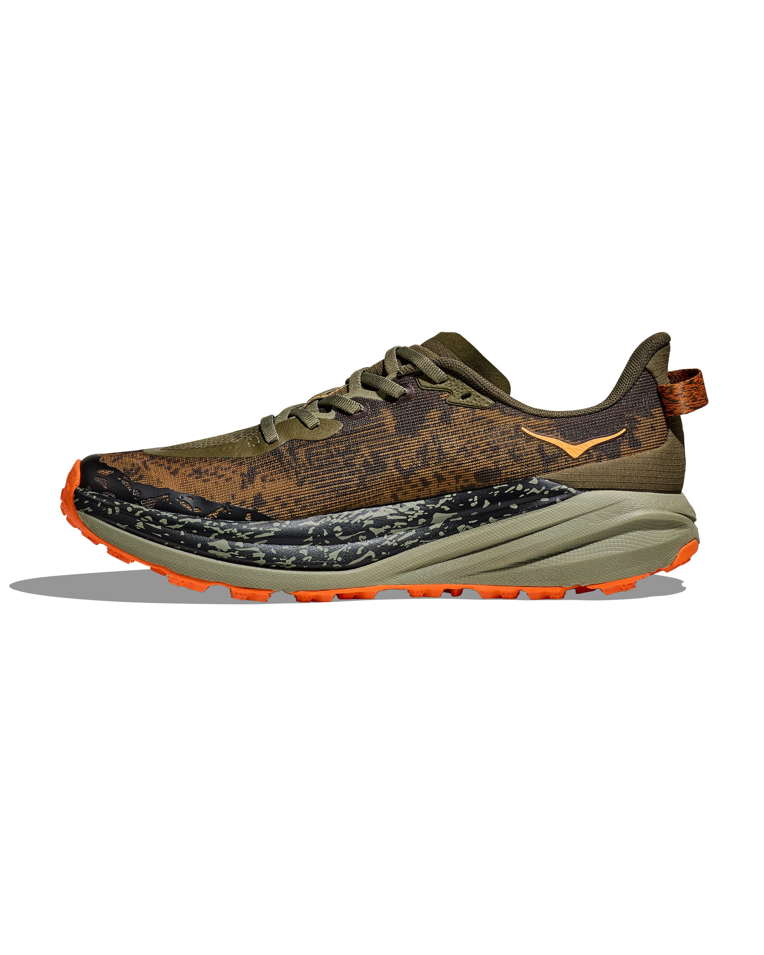 HOKA Men's Speedgoat 6 Wide Trail Running Shoes  -  Olive