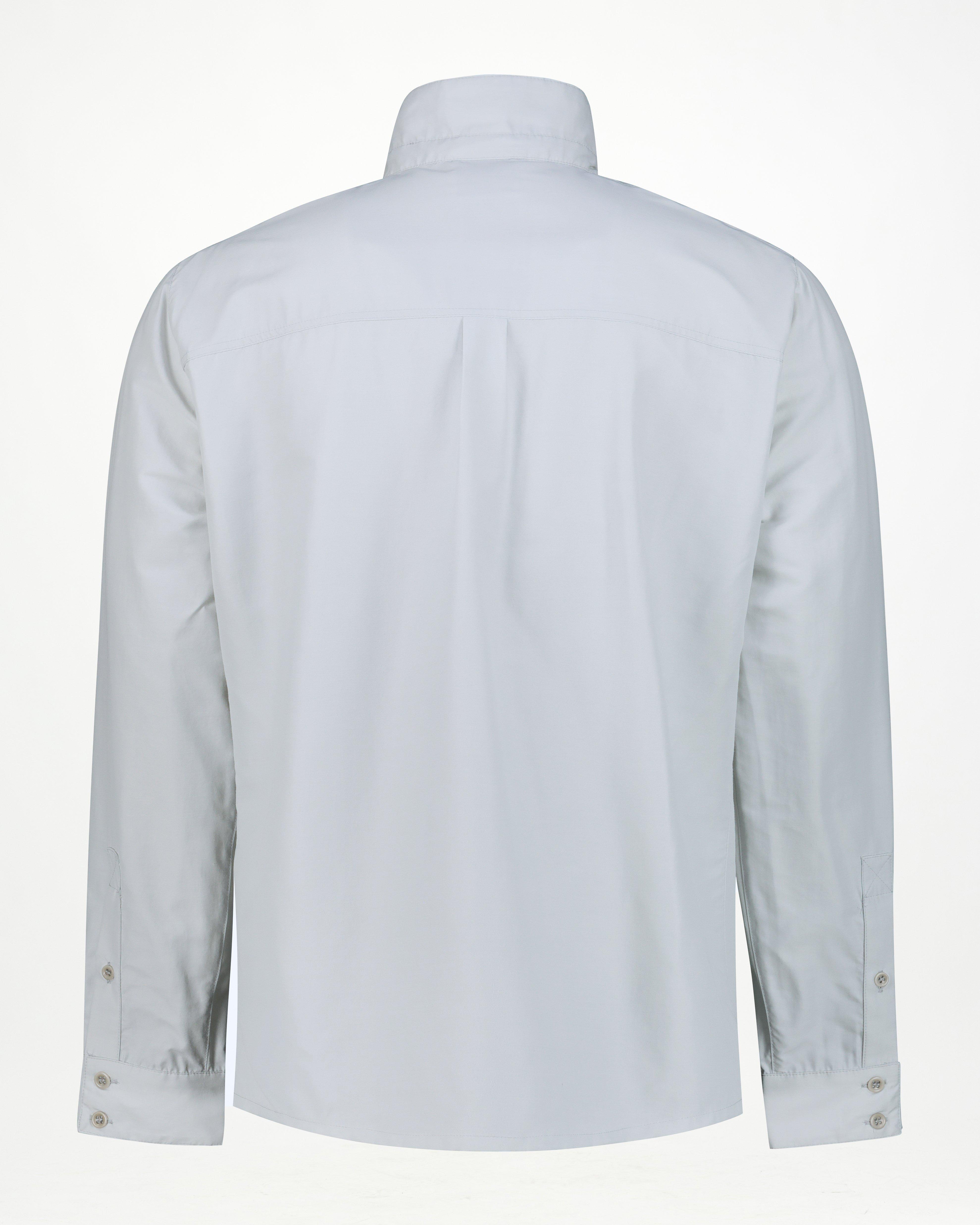 Jack Wolfskin Men's BARRIER Long Sleeve Shirt -  Grey