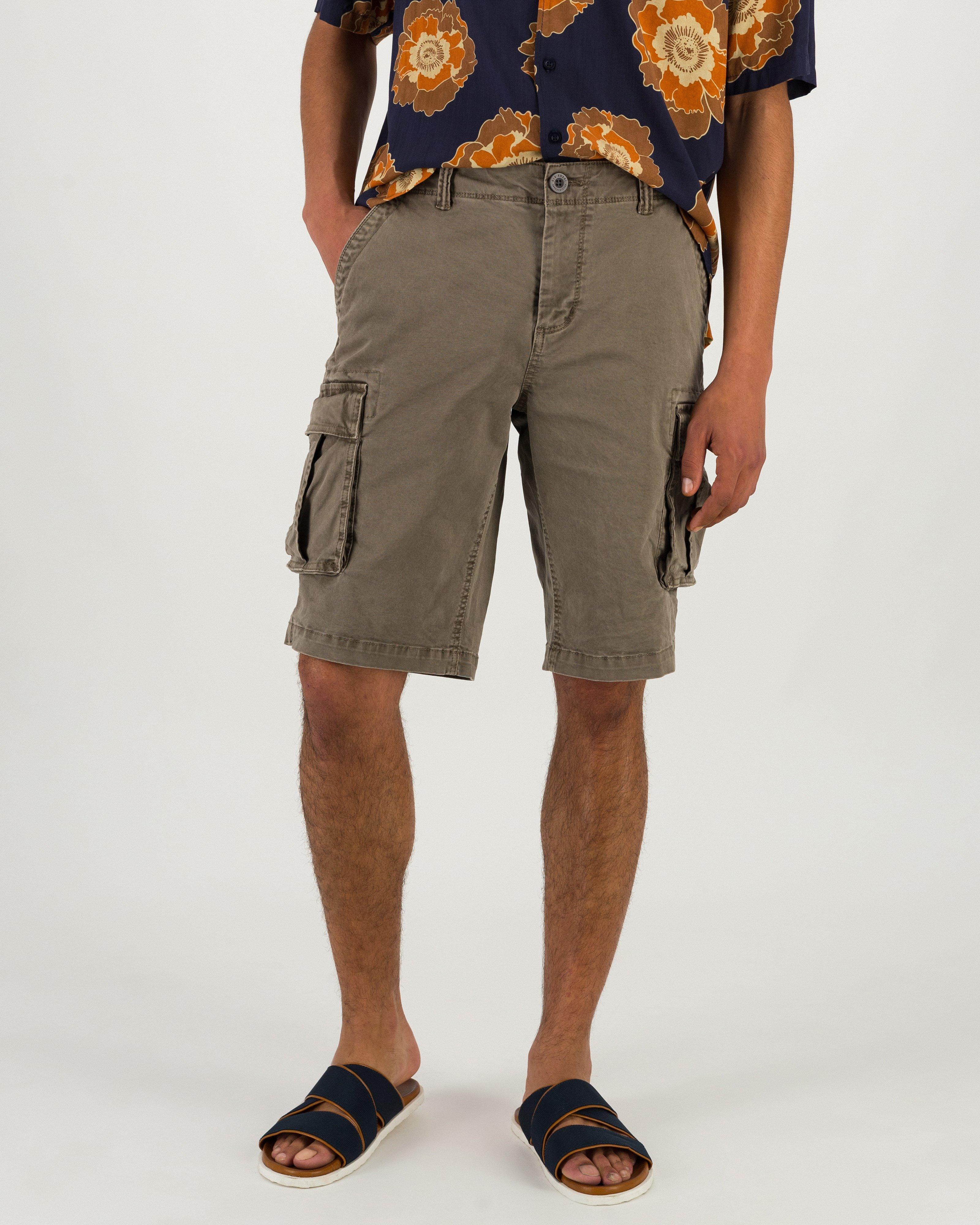  Men’s Adrian Utility Shorts  -  Taupe