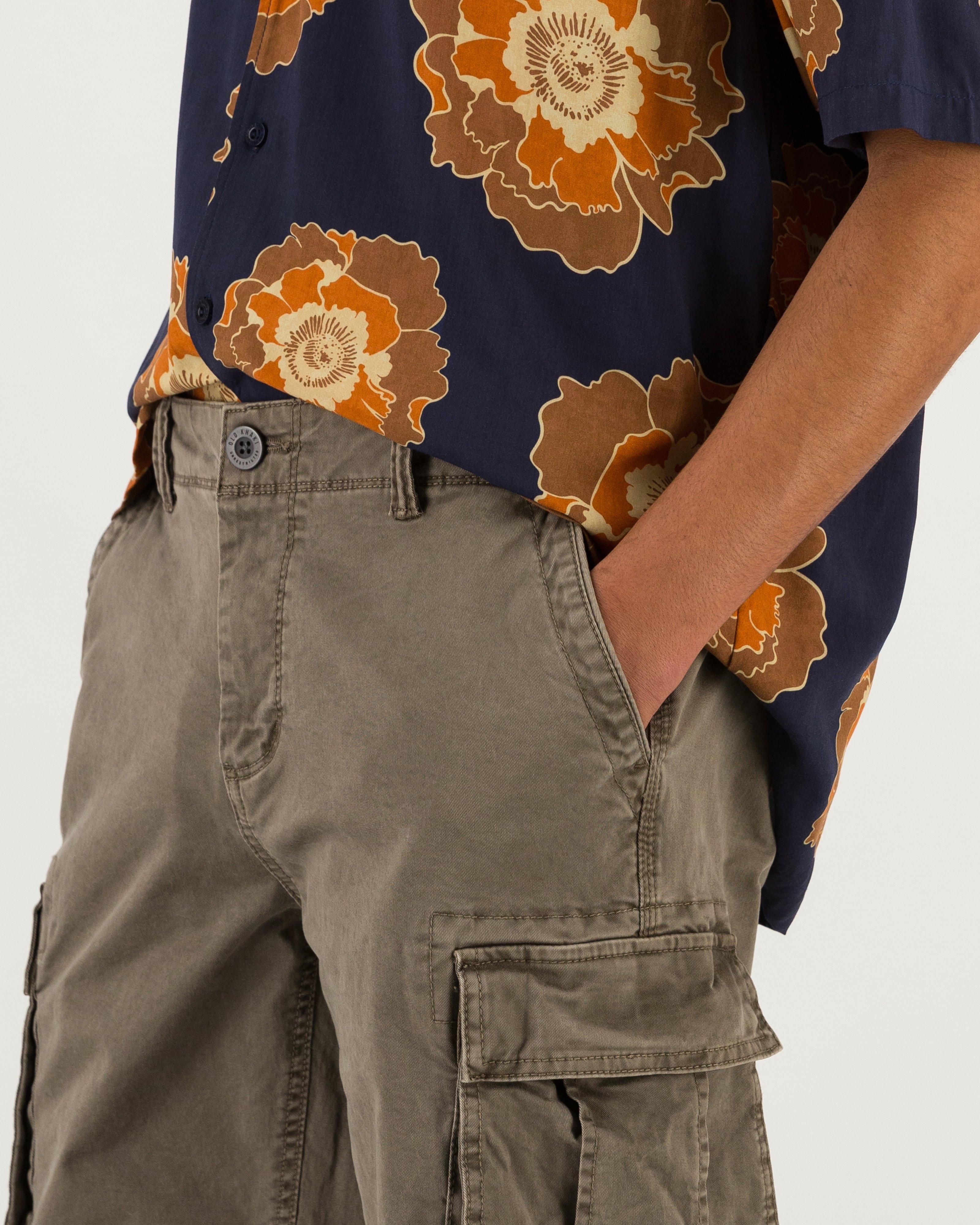  Men’s Adrian Utility Shorts  -  Taupe