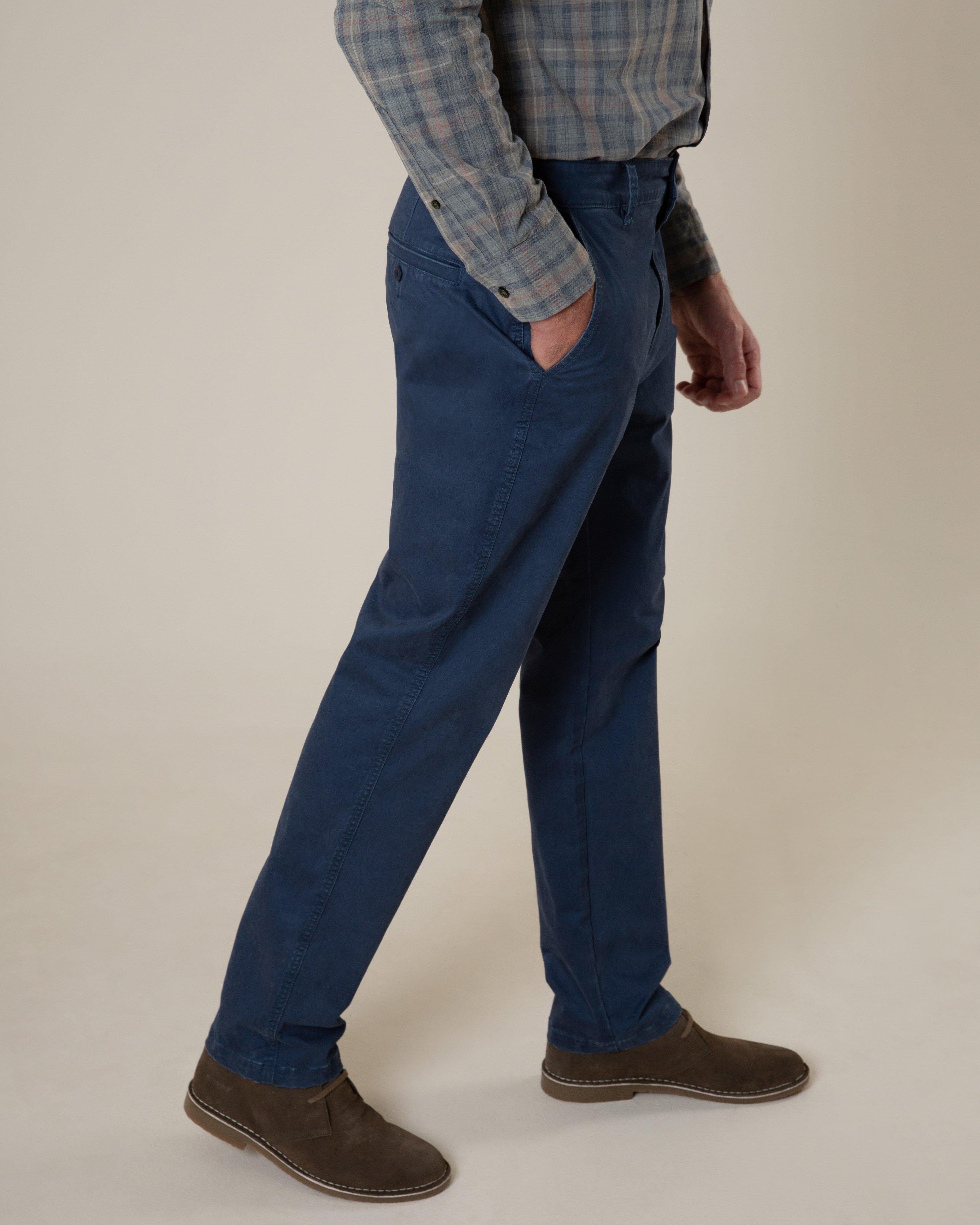 K-Way Elements Men’s Jameson Chino Pants -  Mid Blue