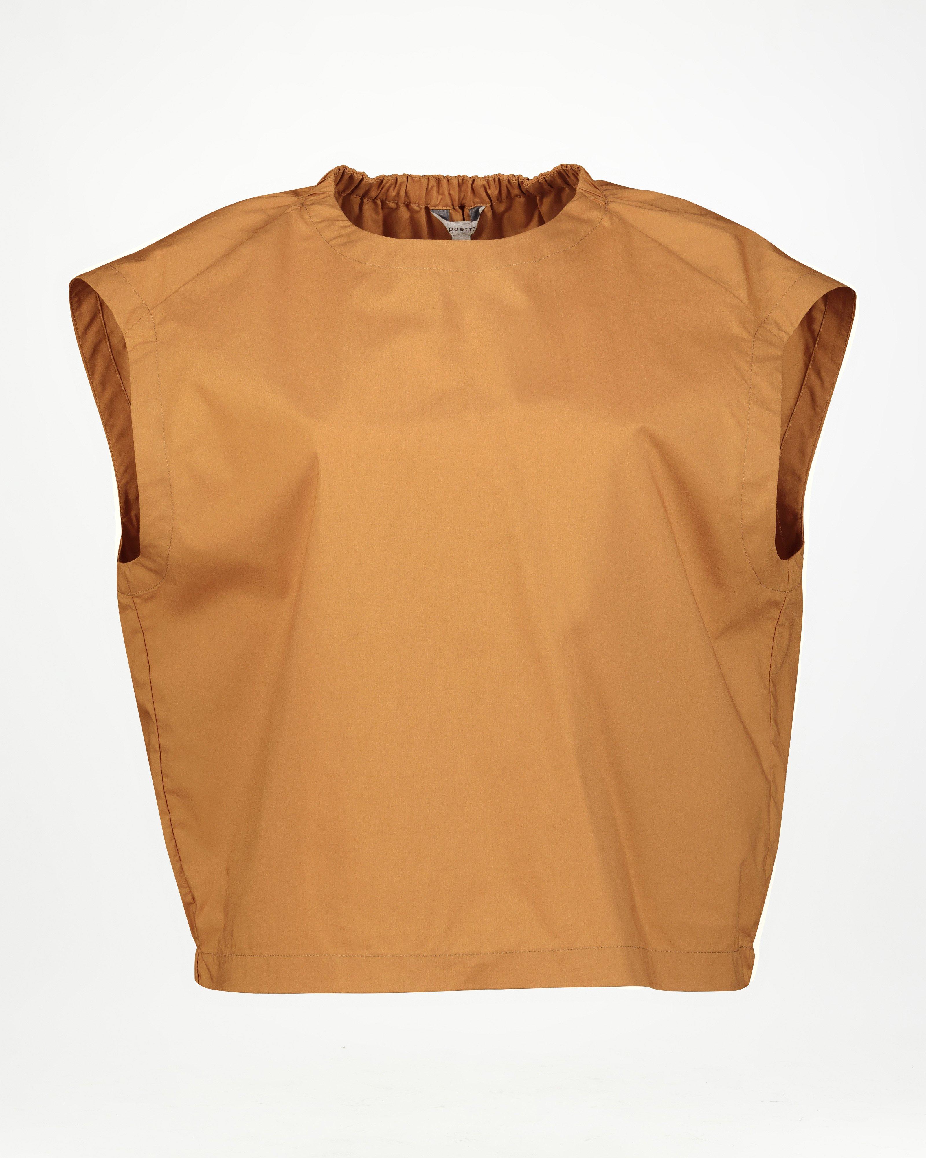 Pandora Poplin Popover -  Tan