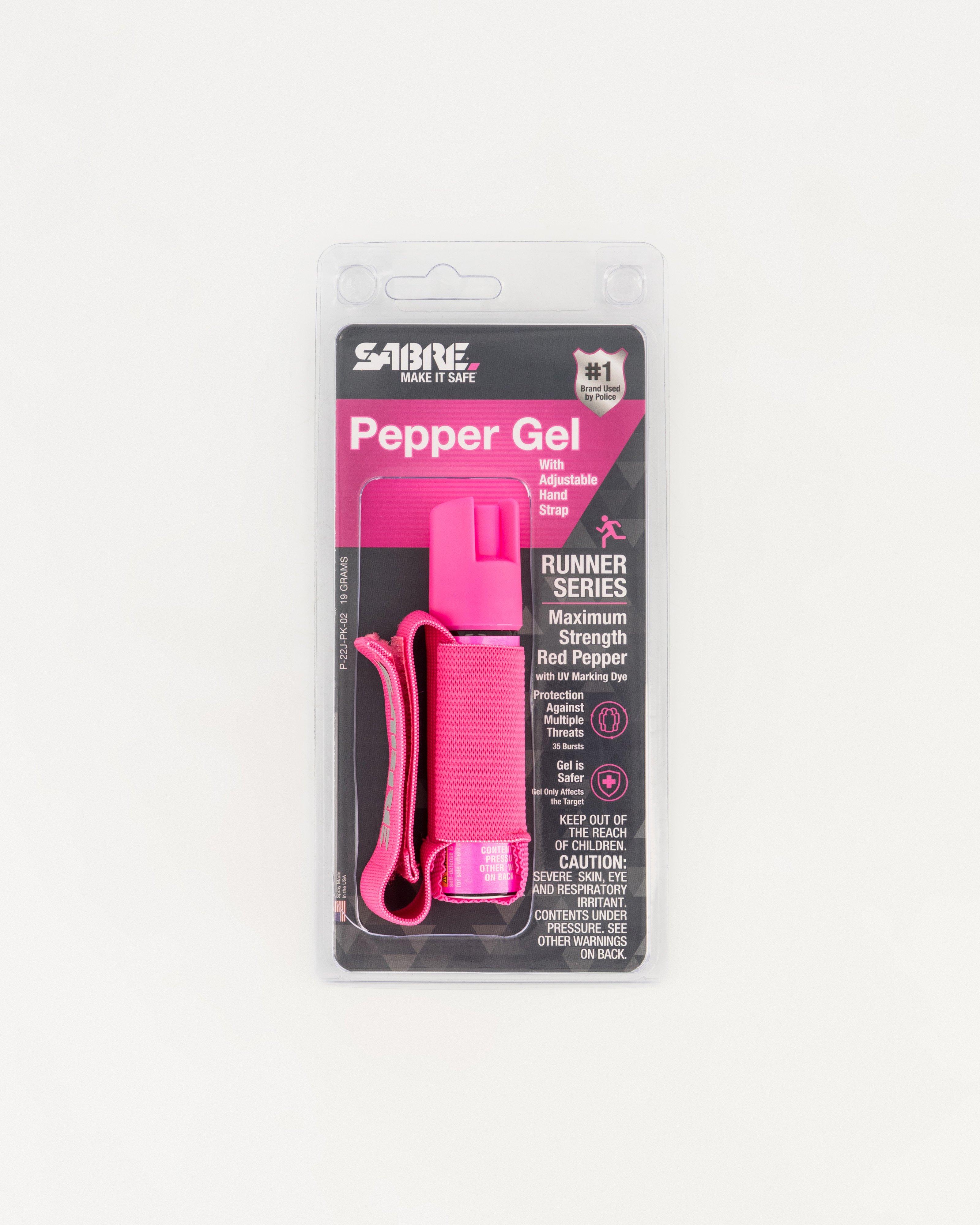 Sabre Runner Pepper Spray (Gel) -  Pink