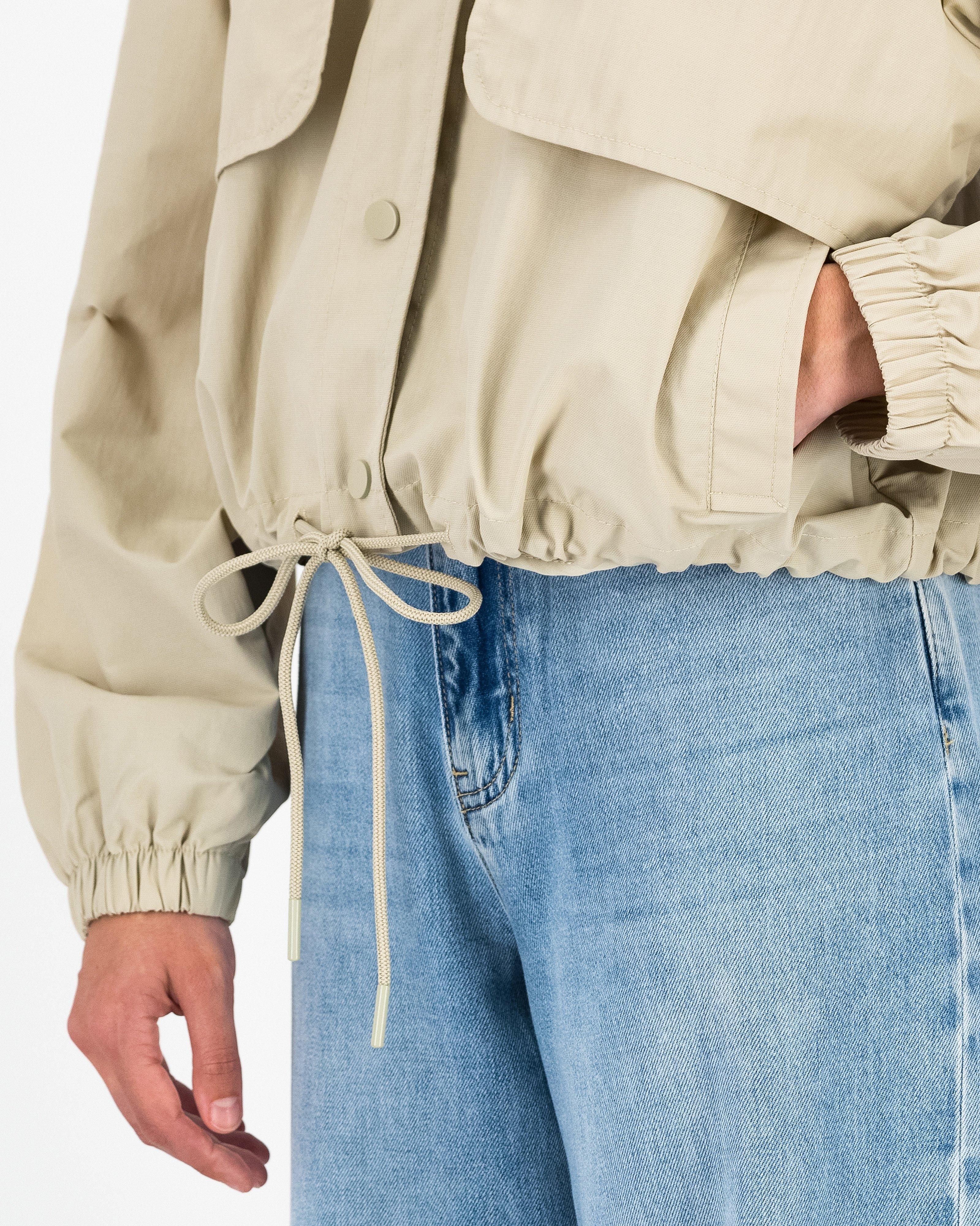 Ayla Cropped Jacket -  Stone