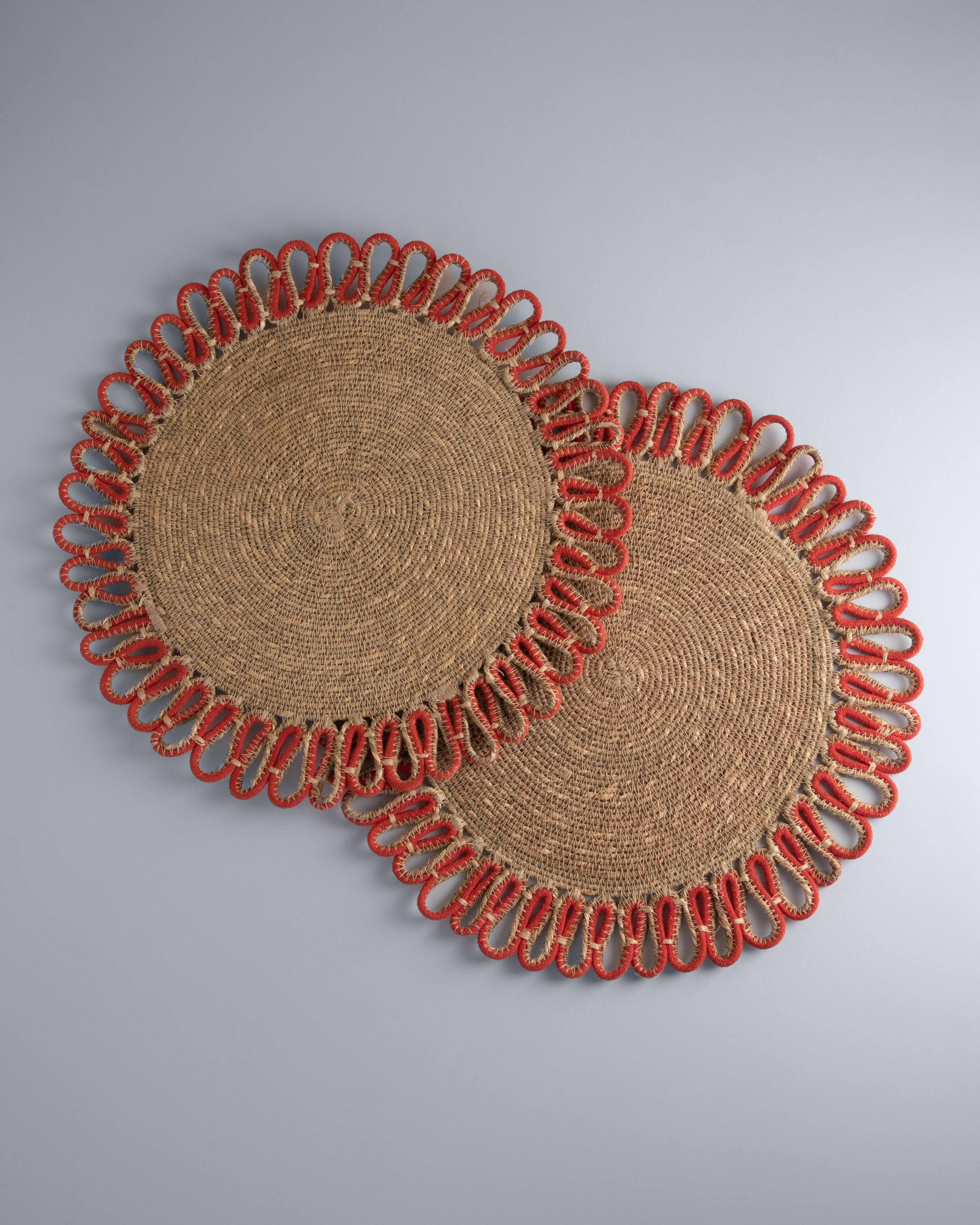 Gabriel Jute & Cotton Placemat Set -  Oatmeal