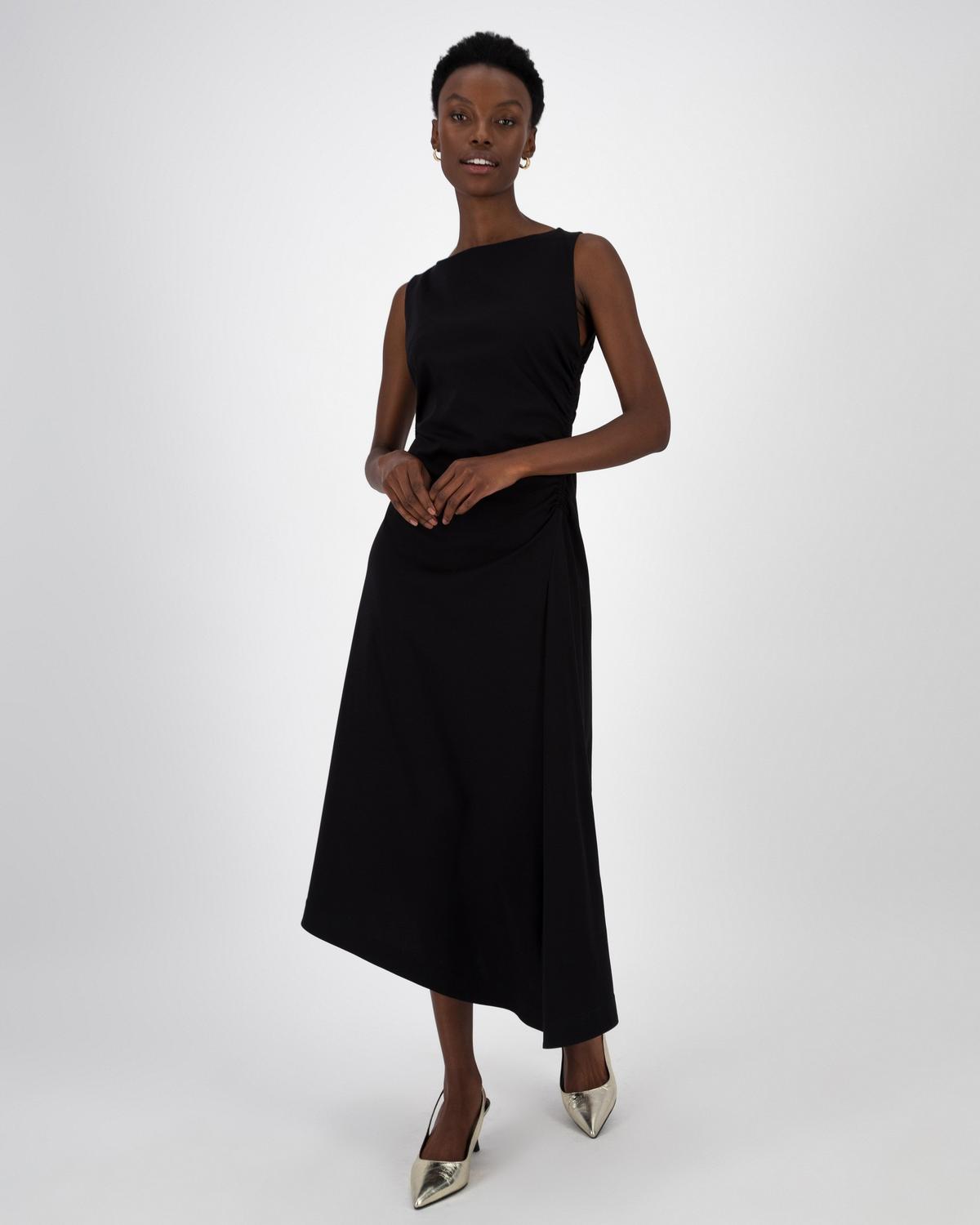 Frankie Knit Dress -  Black
