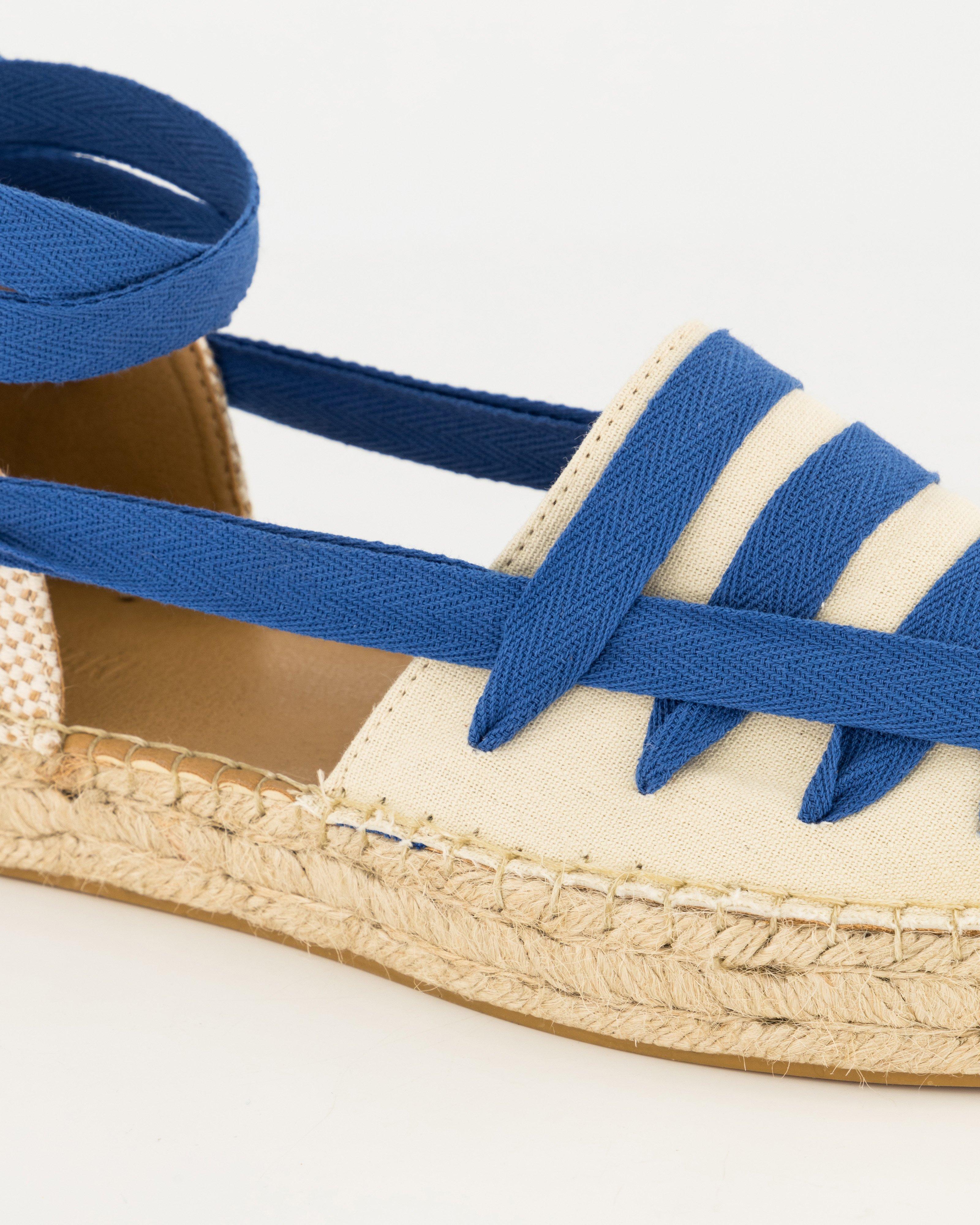 Women’s Safia Espadrille Flat  -  Blue
