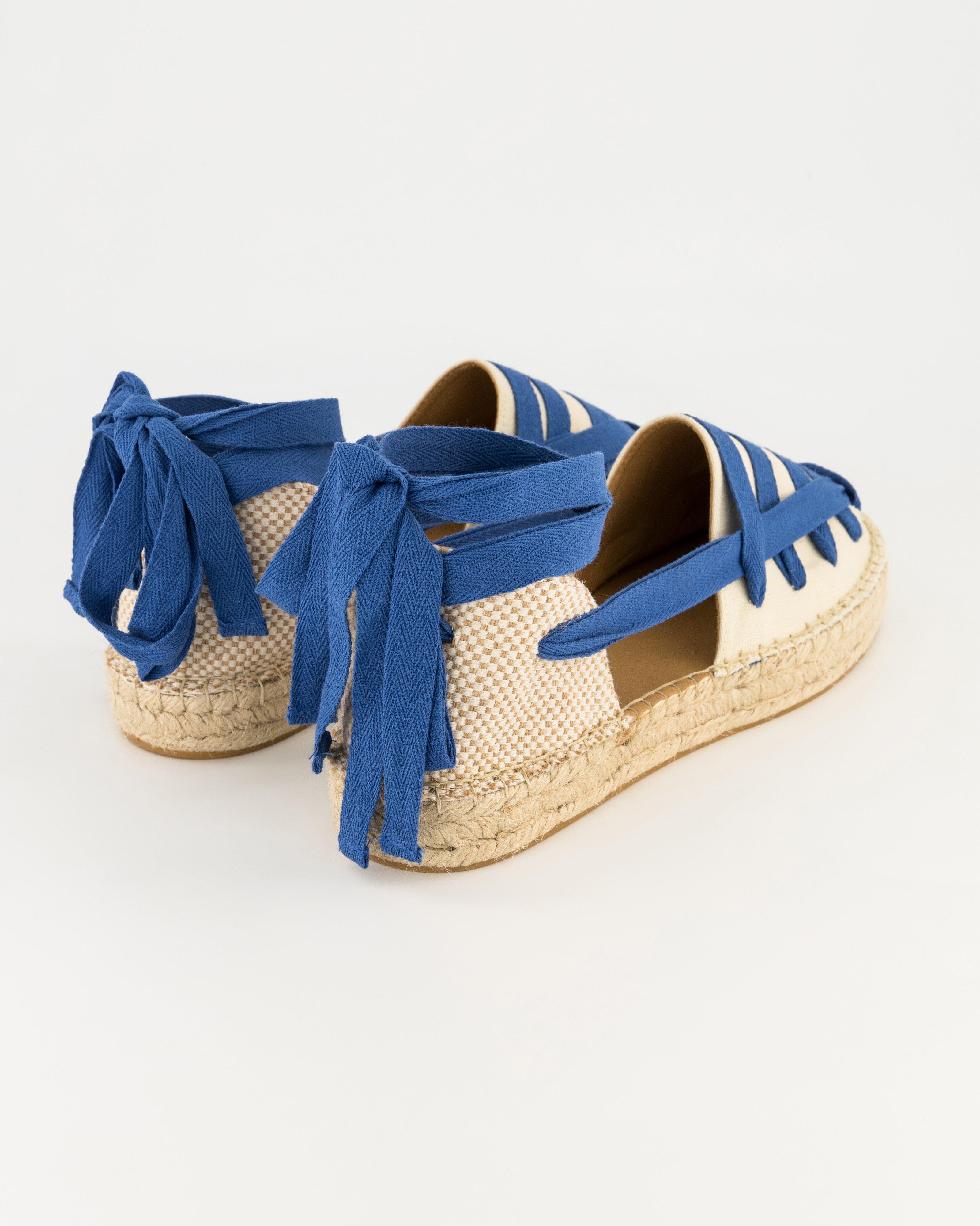 Women’s Safia Espadrille Flat  -  Blue