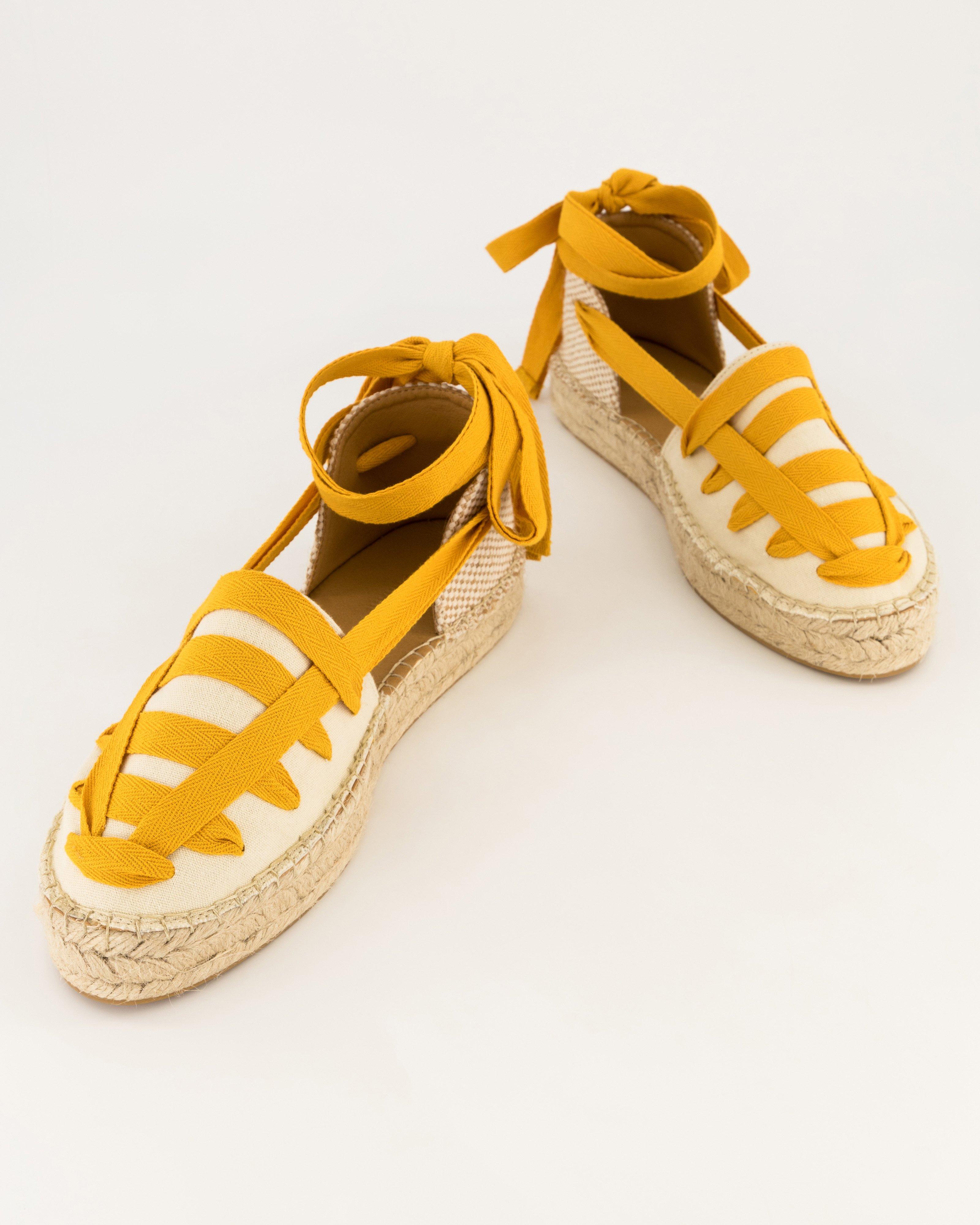 Women’s Safia Espadrille Flat  -  Ochre