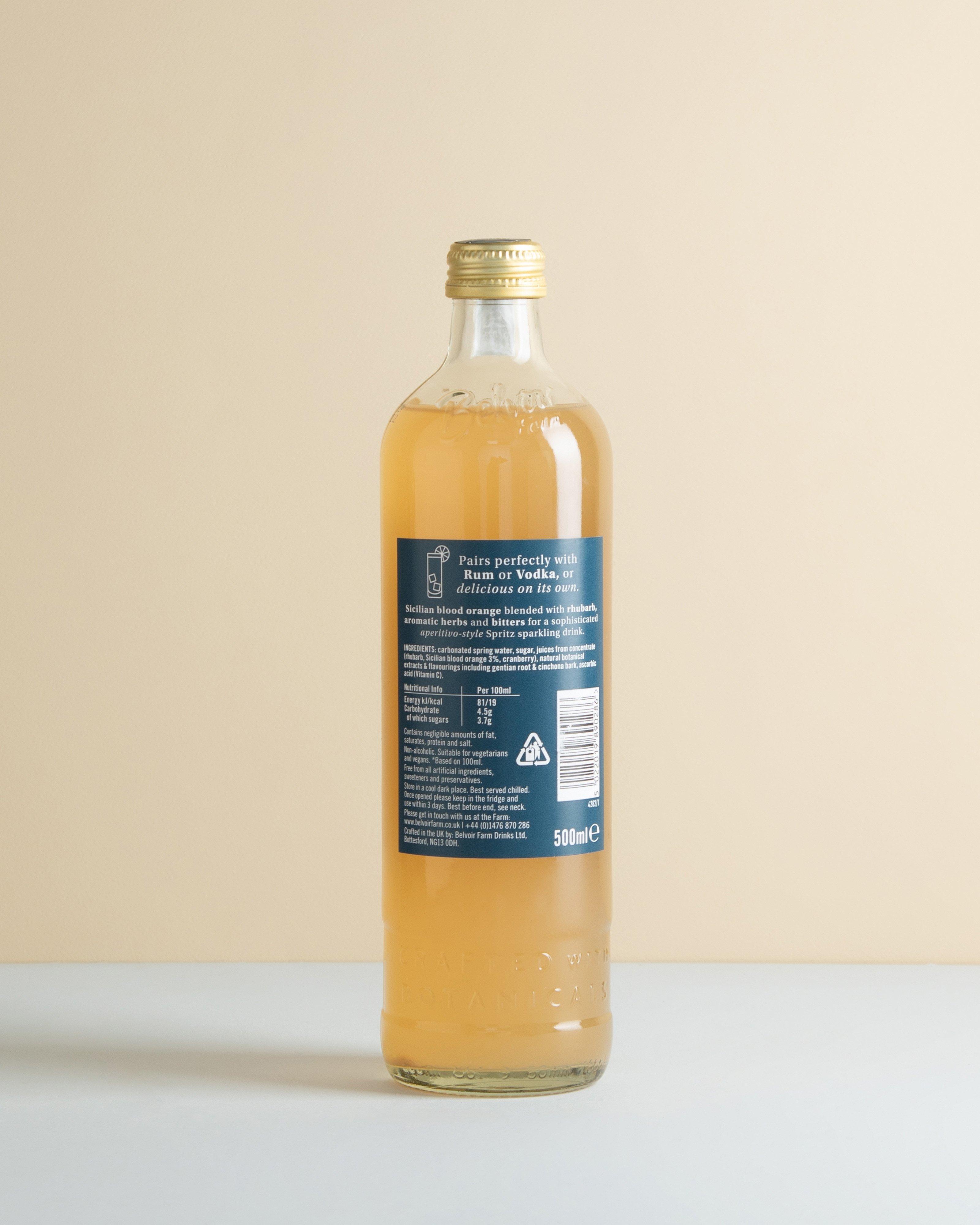 Belvoir Bitter Orange Spritz Fizz Botanical Soda -  No Colour