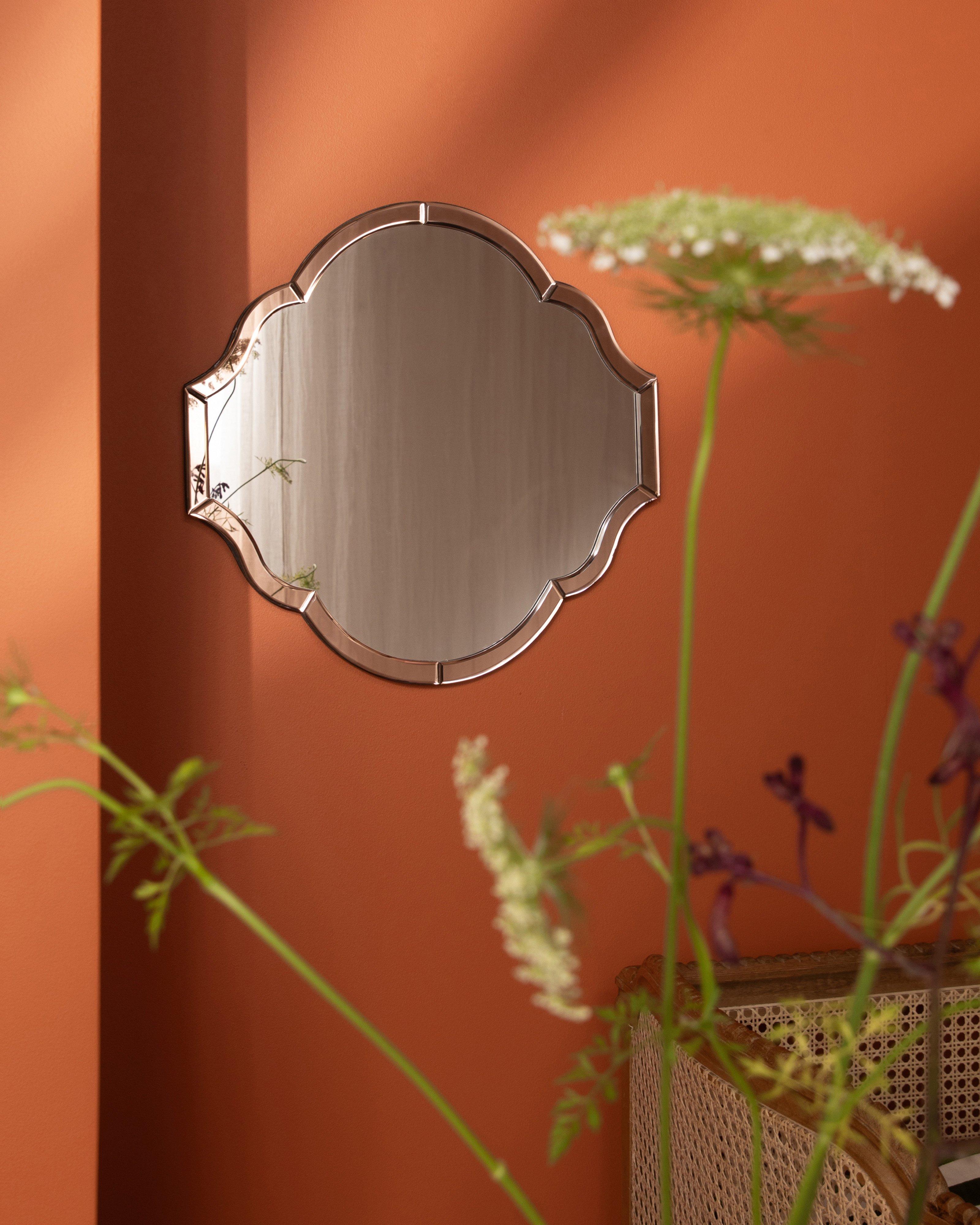 Venetian Round Mirror -  Silver