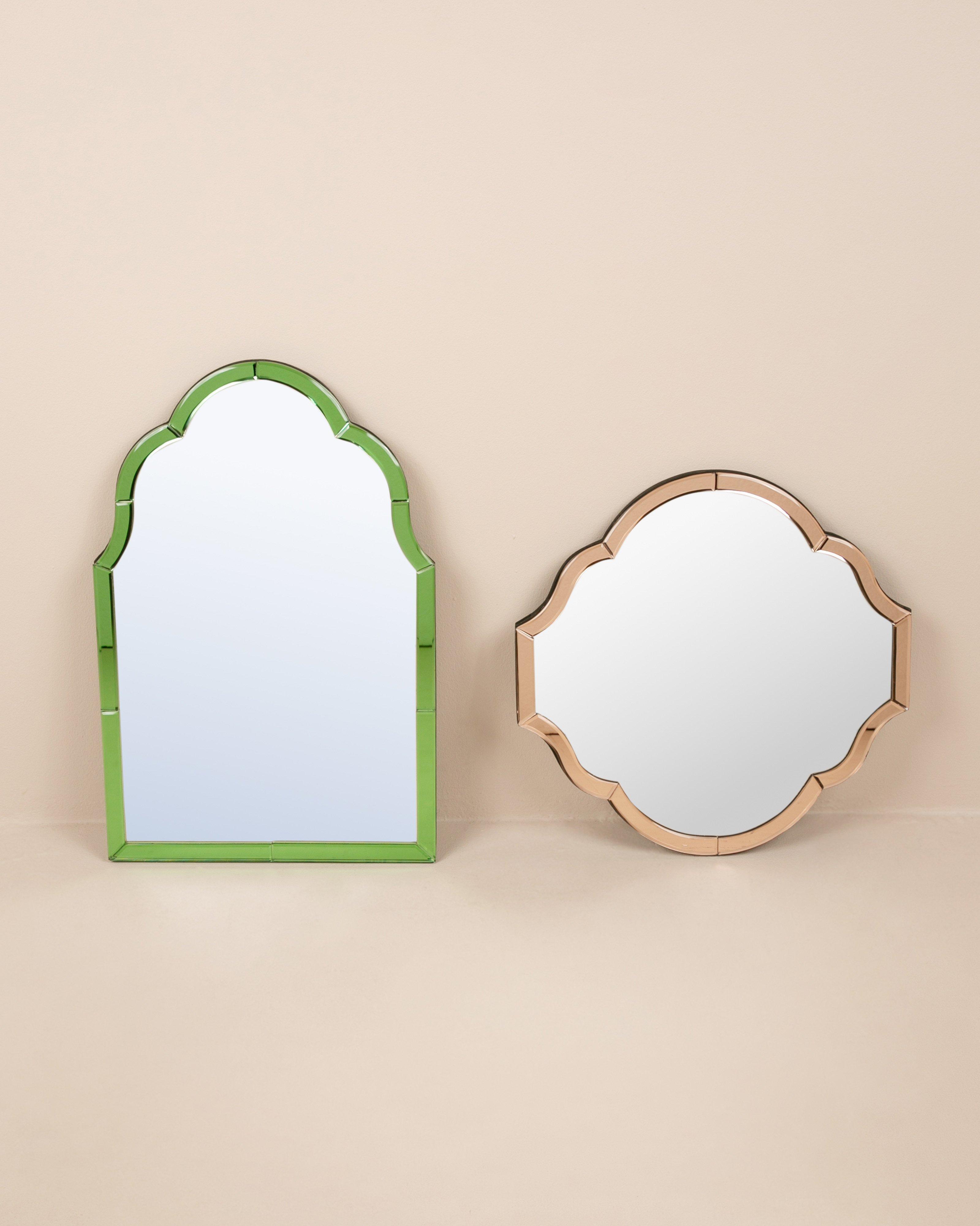 Venetian Round Mirror -  Silver
