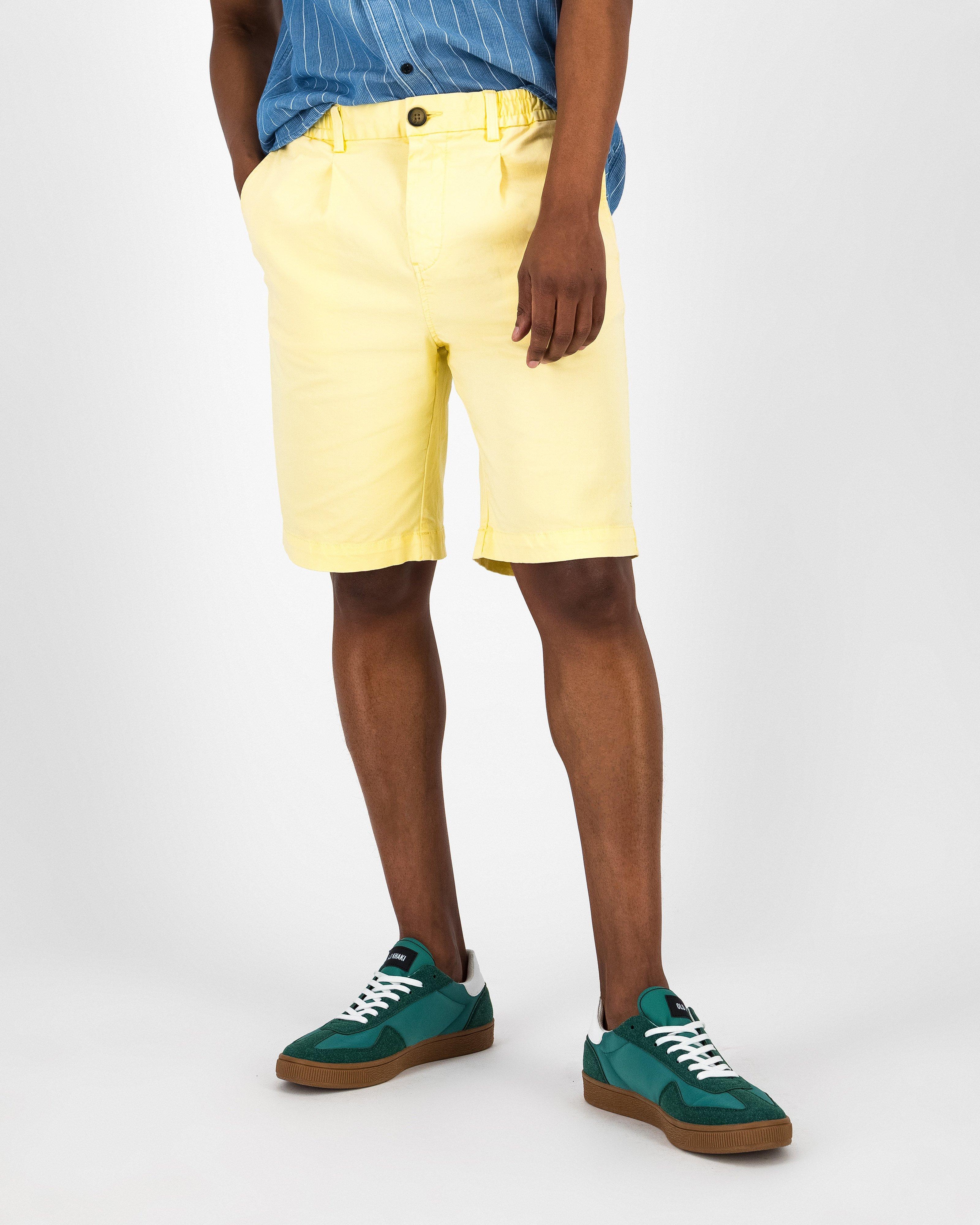 Men’s Henry Chino Shorts  -  Yellow