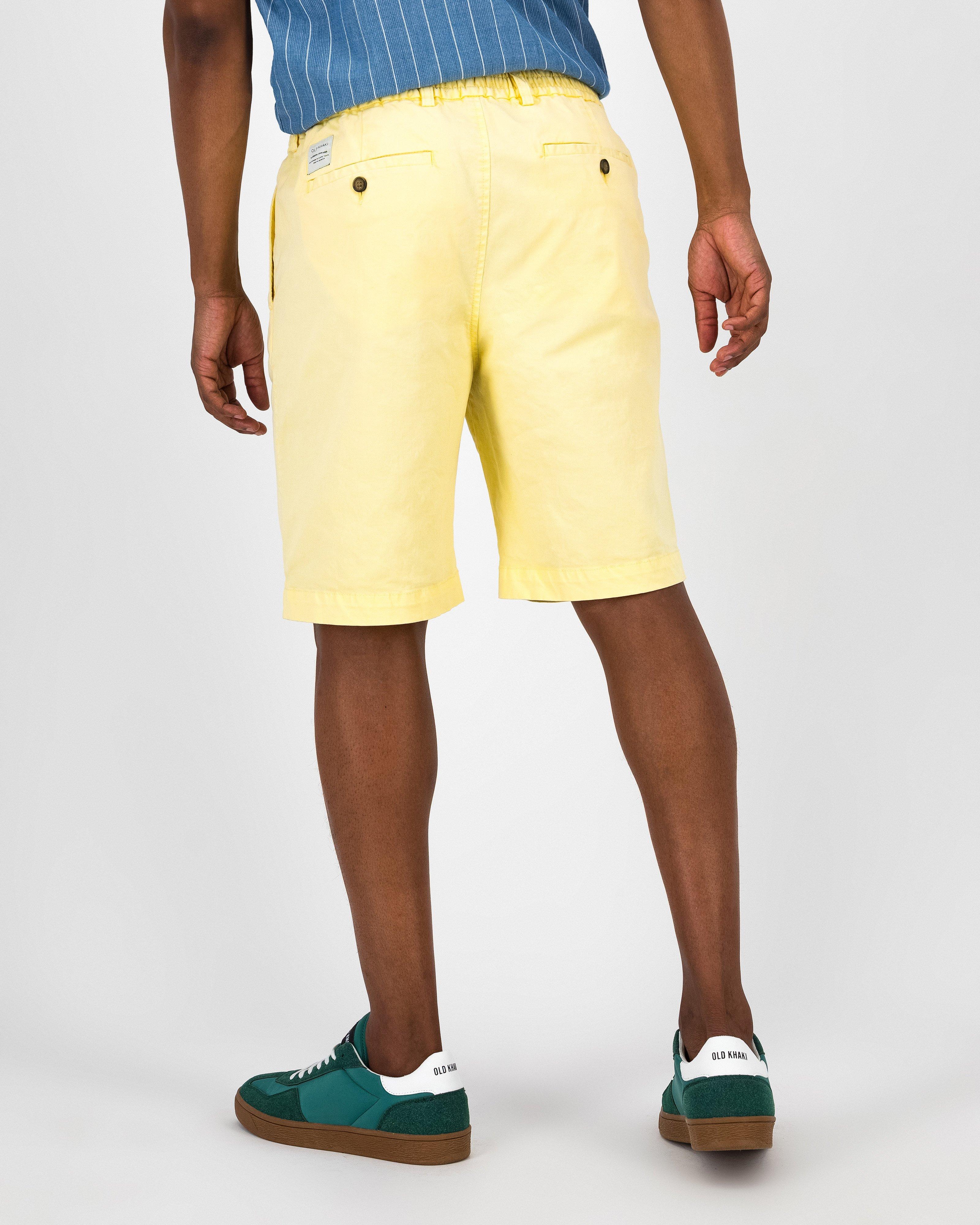 Men’s Henry Chino Shorts  -  Yellow