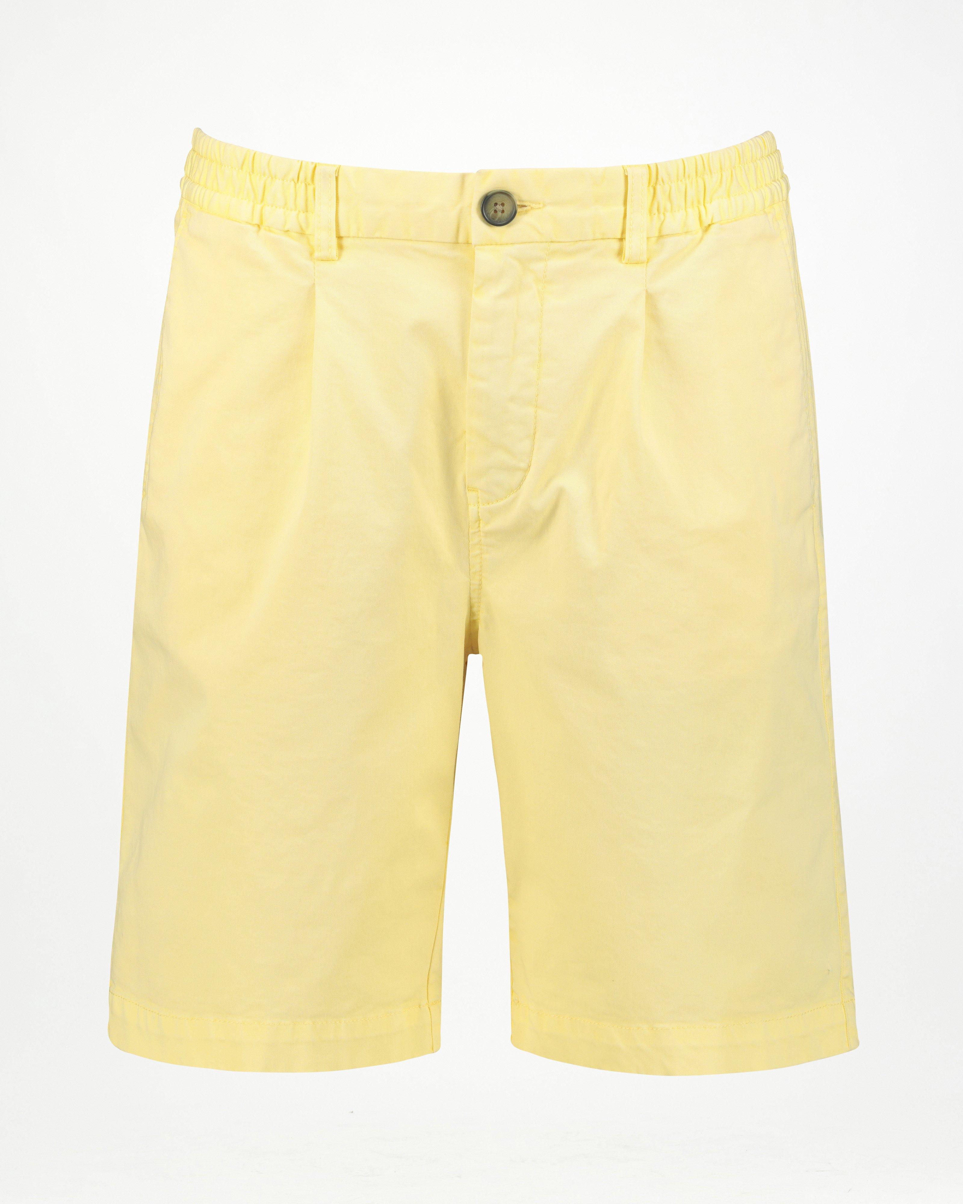 Men’s Henry Chino Shorts  -  Yellow