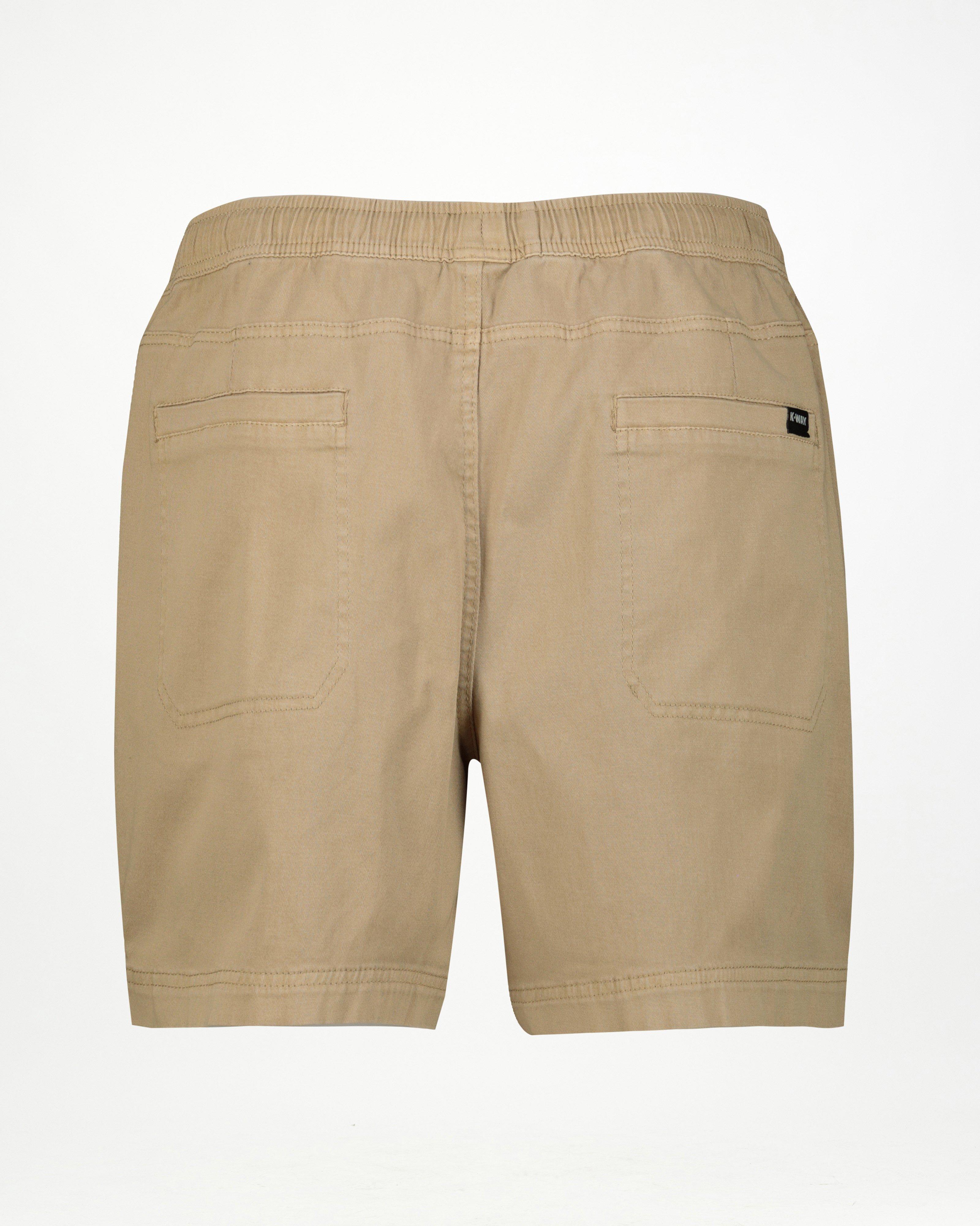 K-Way Elements Men’s 6-inch Court Shorts -  Stone
