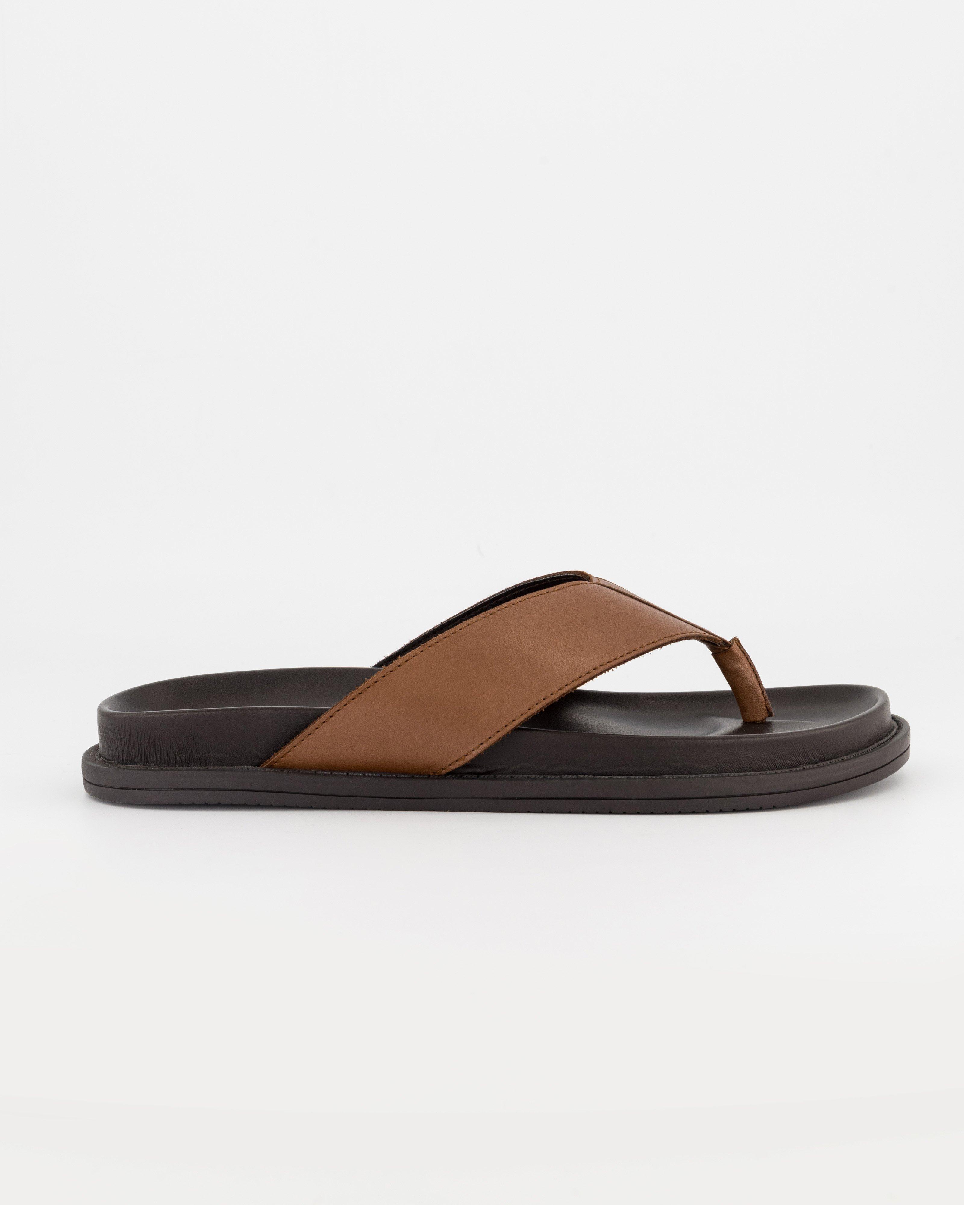 K-Way Elements Men’s Comfort Flip Flops  -  Brown