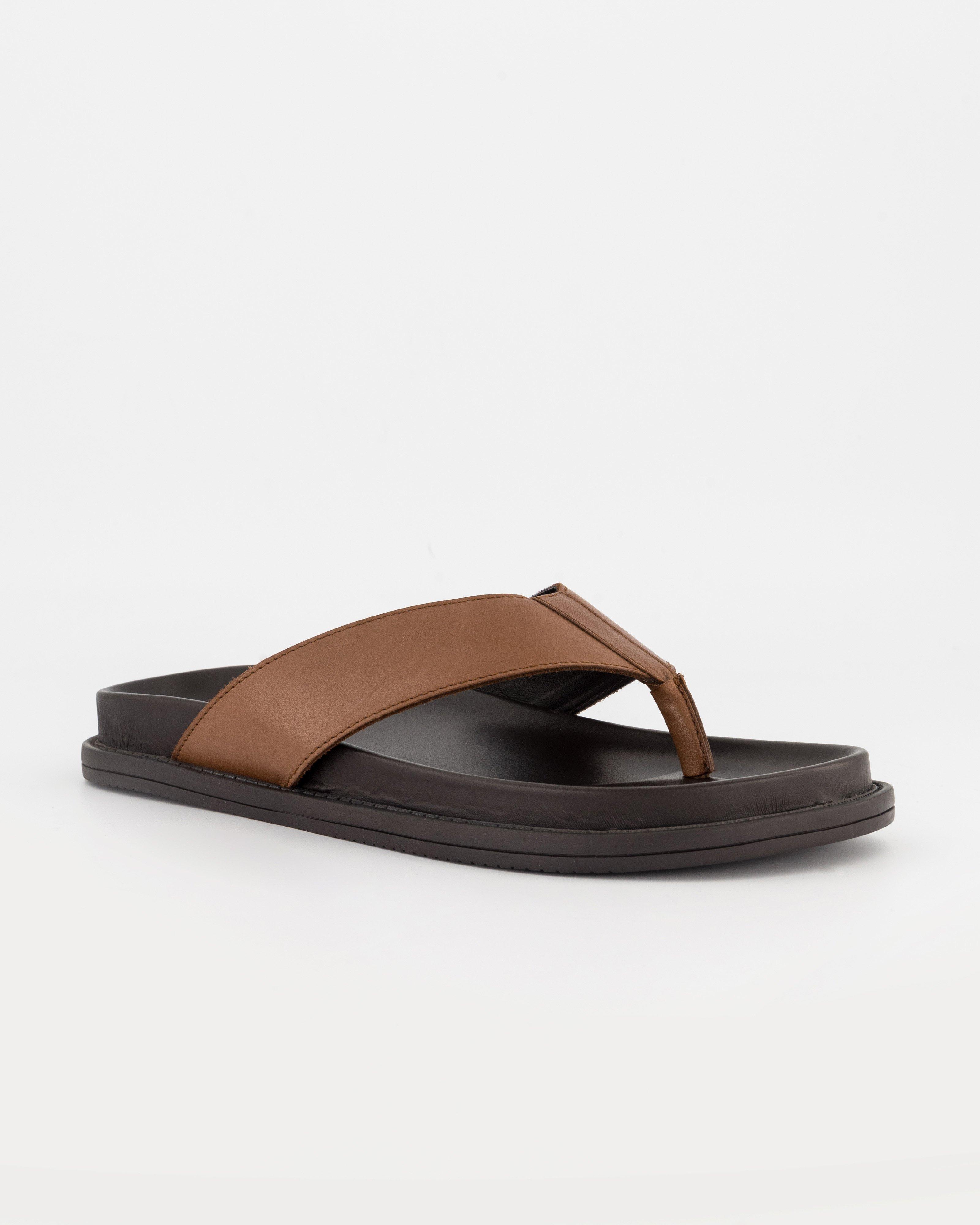 K-Way Elements Men’s Comfort Flip Flops  -  Brown
