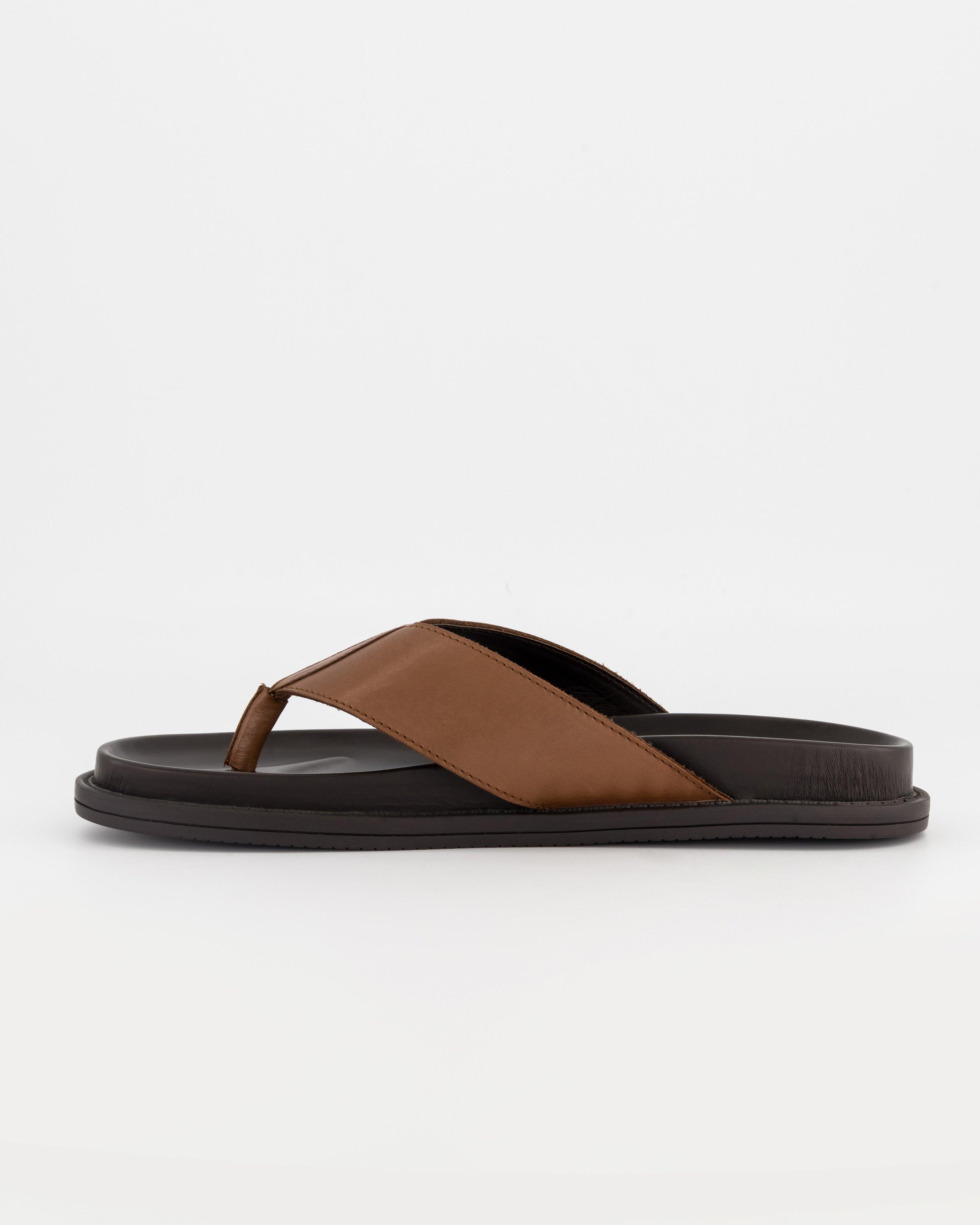 K-Way Elements Men’s Comfort Flip Flops  -  Brown
