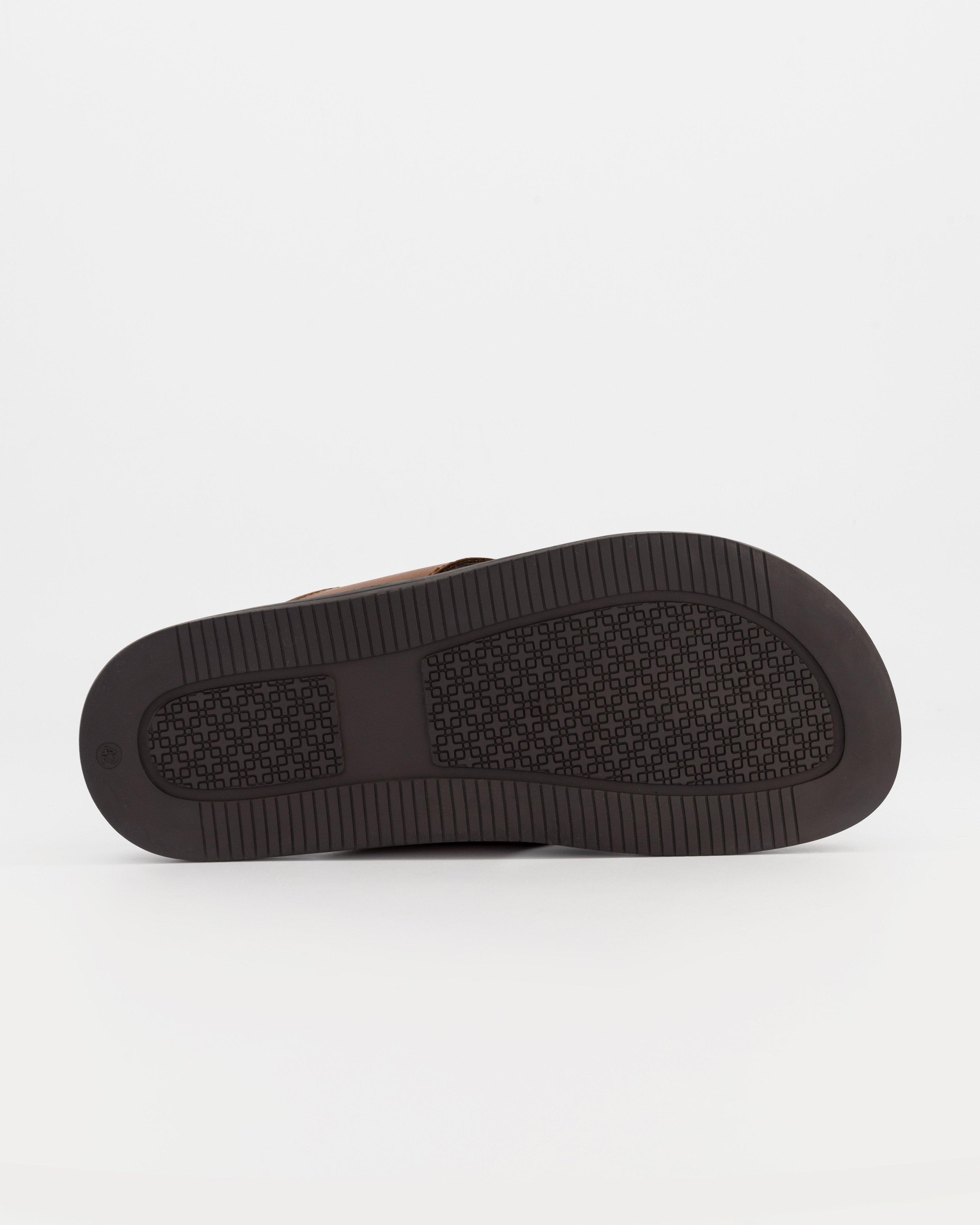K-Way Elements Men’s Comfort Flip Flops  -  Brown