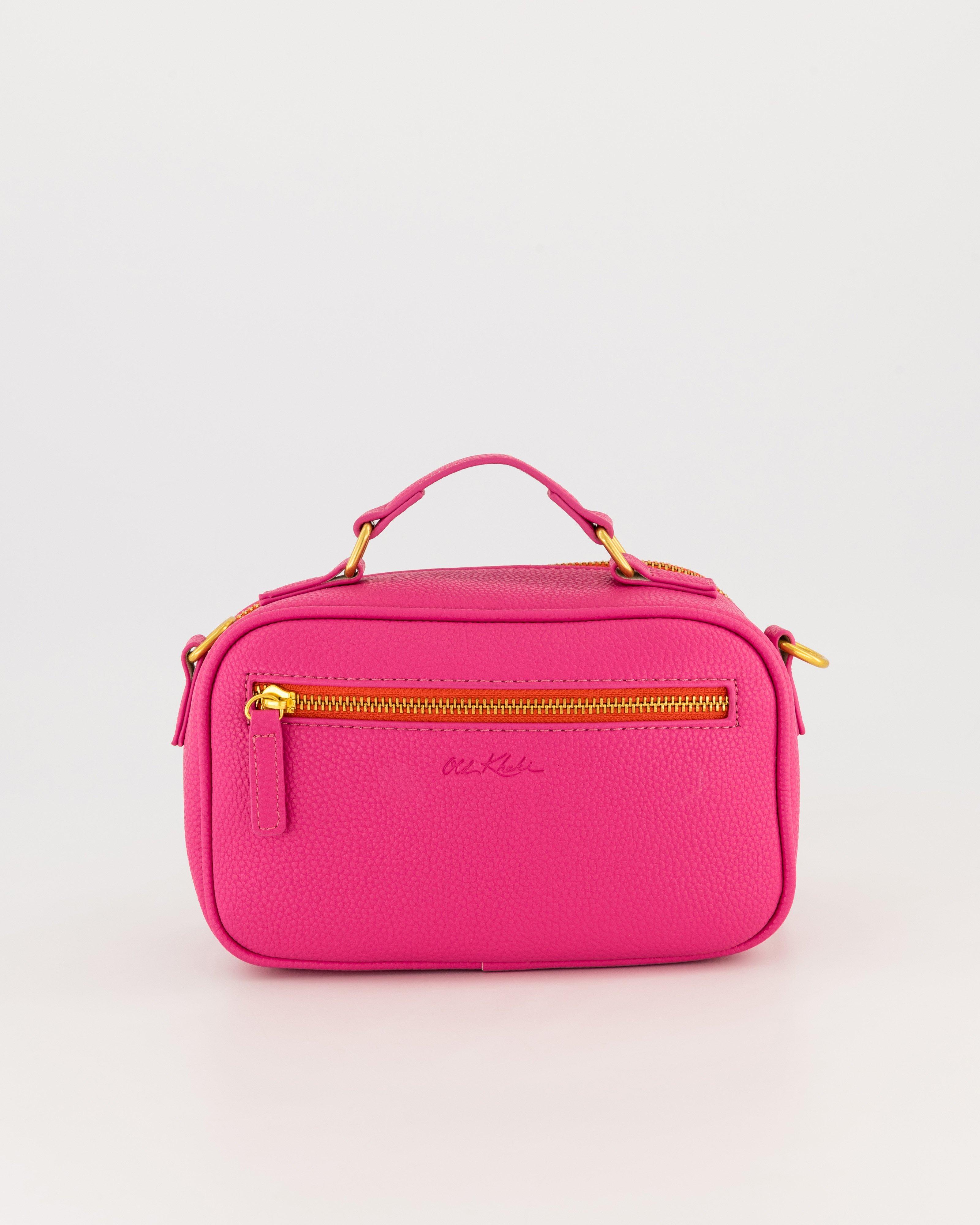 Women’s Larne Zip Detail Camera Bag  -  Pink