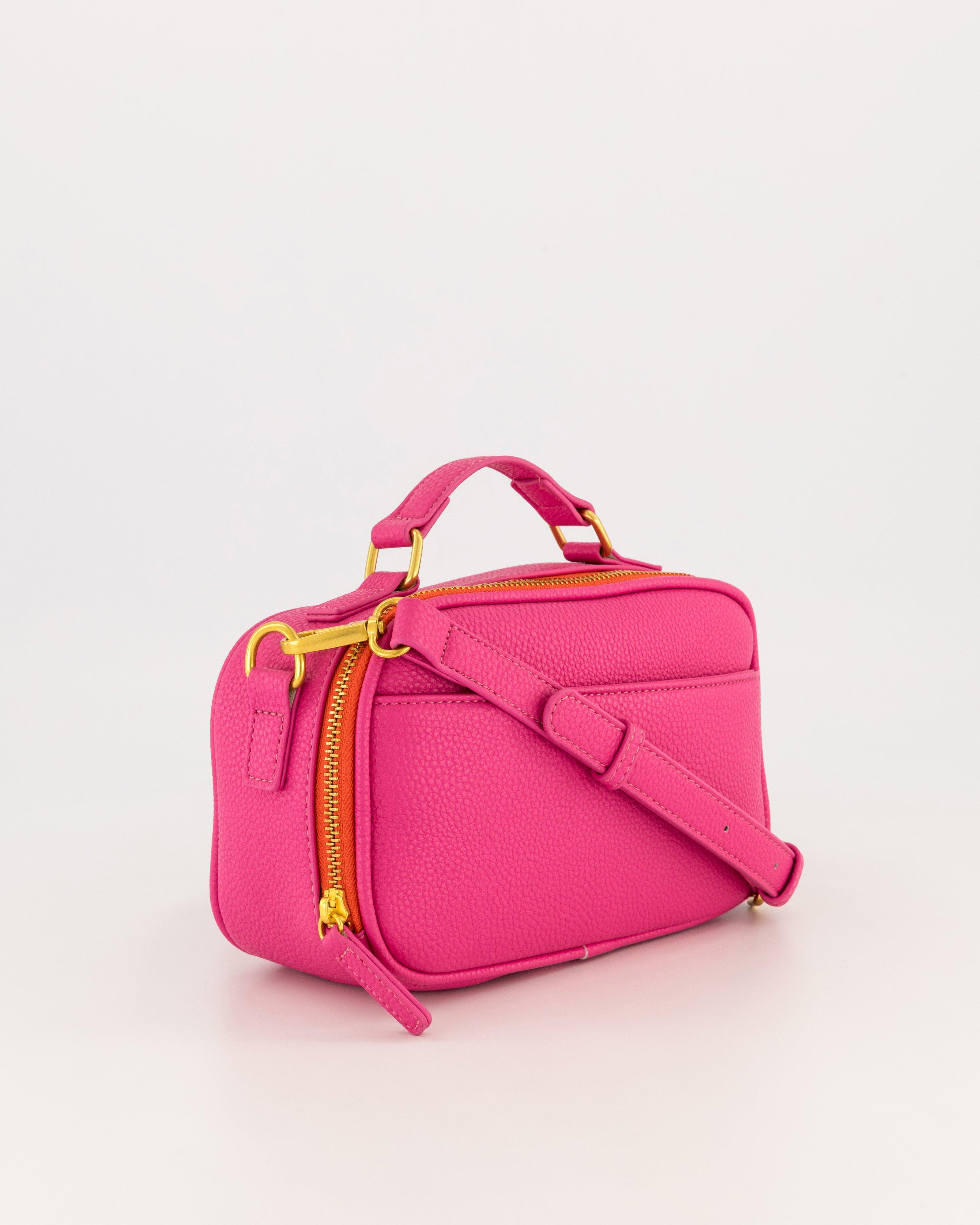 Women’s Larne Zip Detail Camera Bag  -  Pink