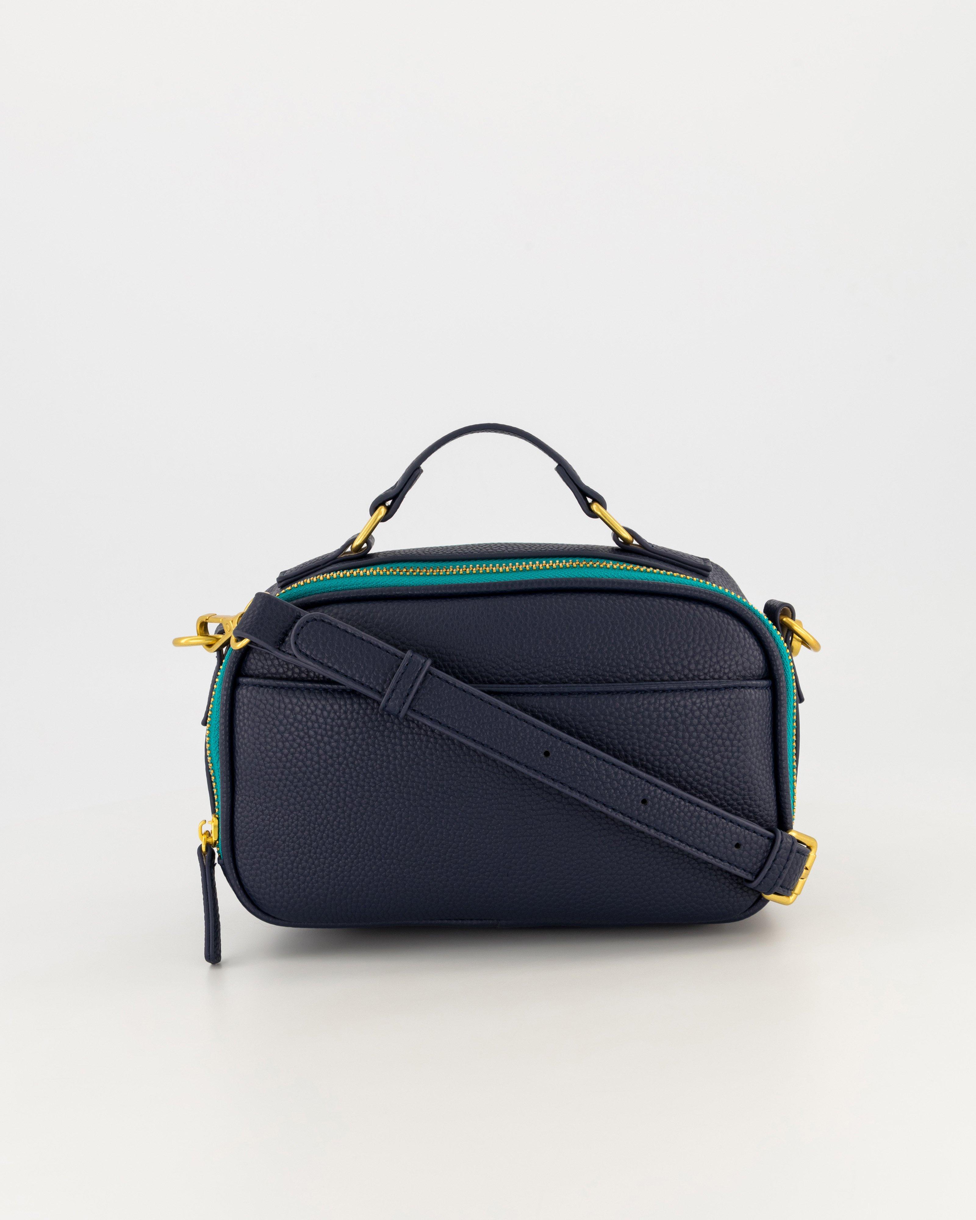 Women’s Larne Zip Detail Camera Bag  -  Navy