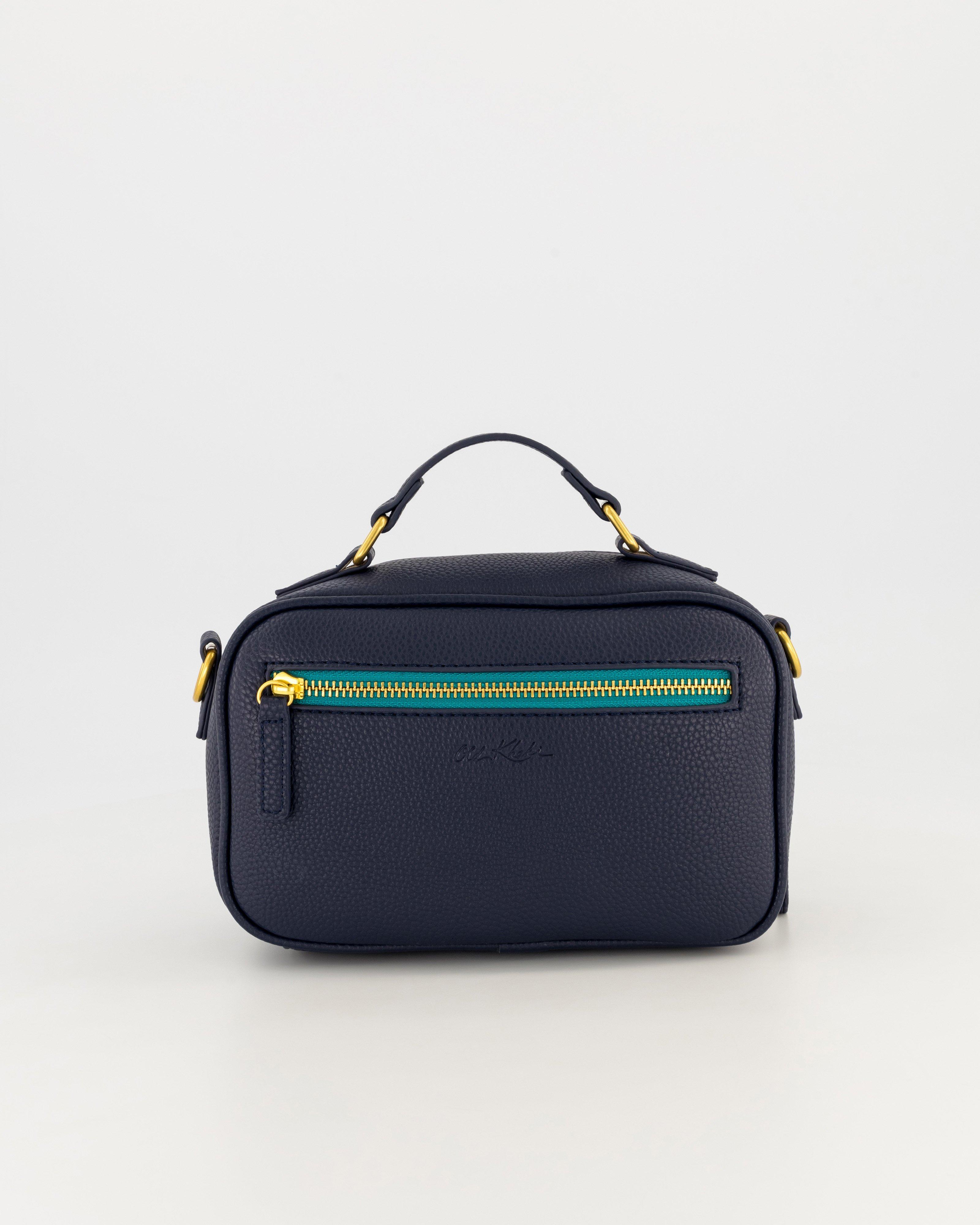 Women’s Larne Zip Detail Camera Bag  -  Navy