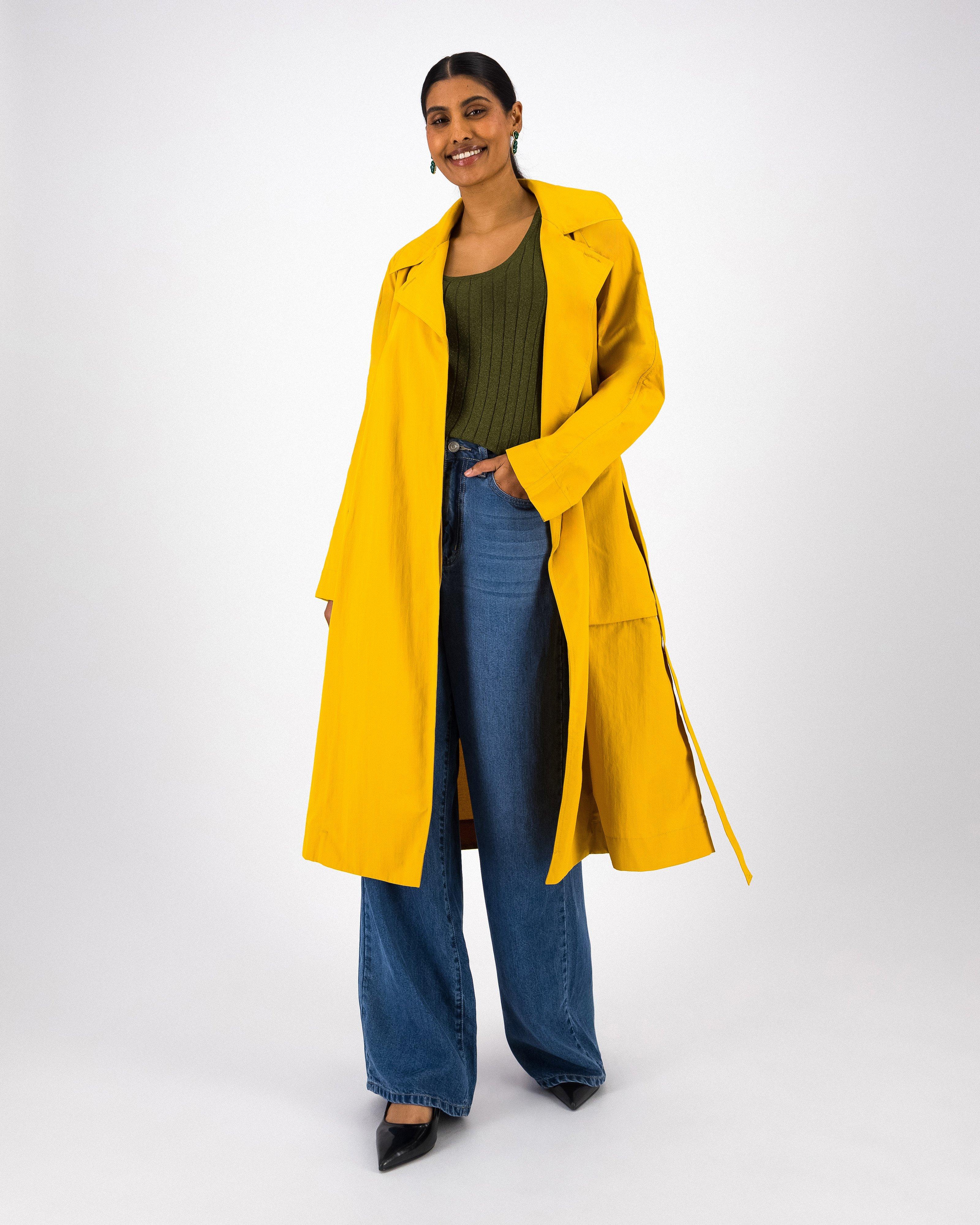 Tony Trench Coat -  Yellow