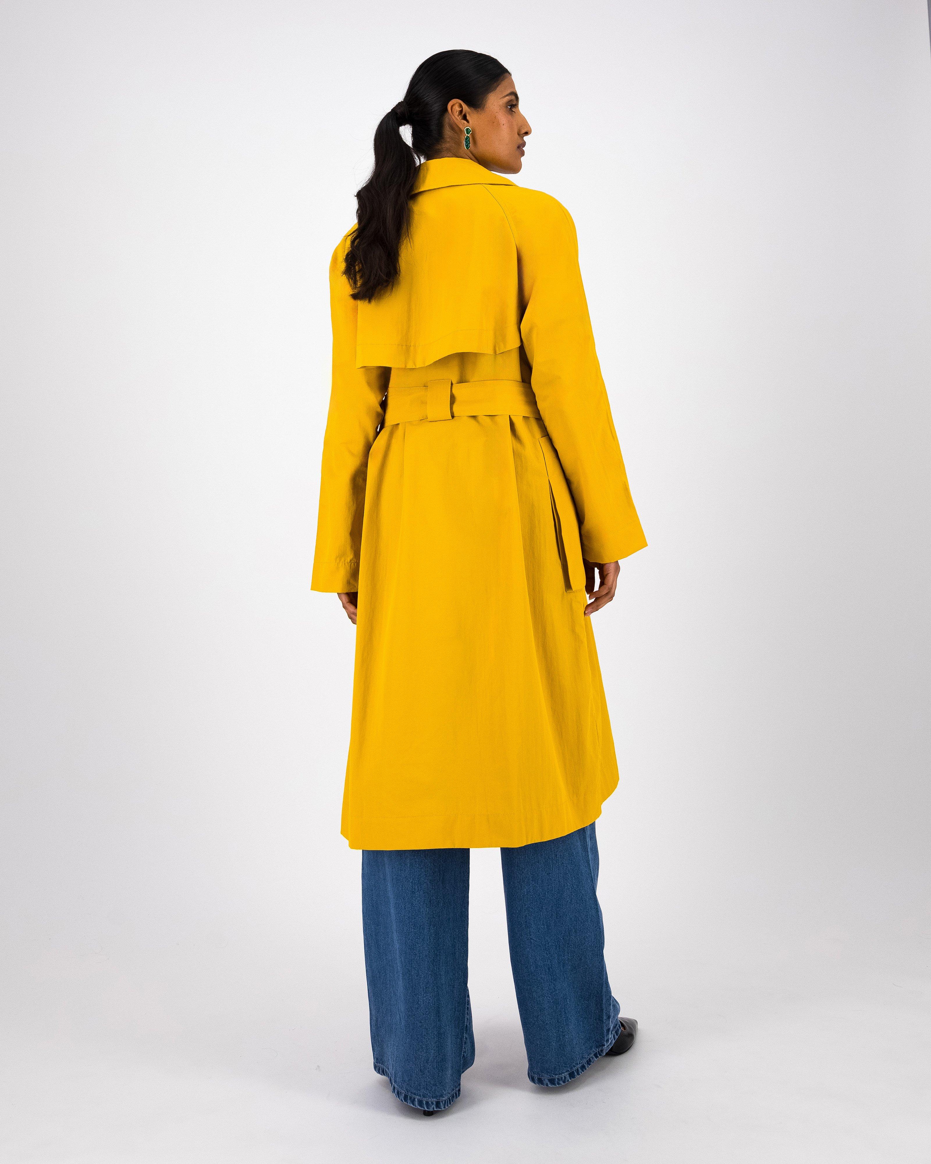 Tony Trench Coat -  Yellow