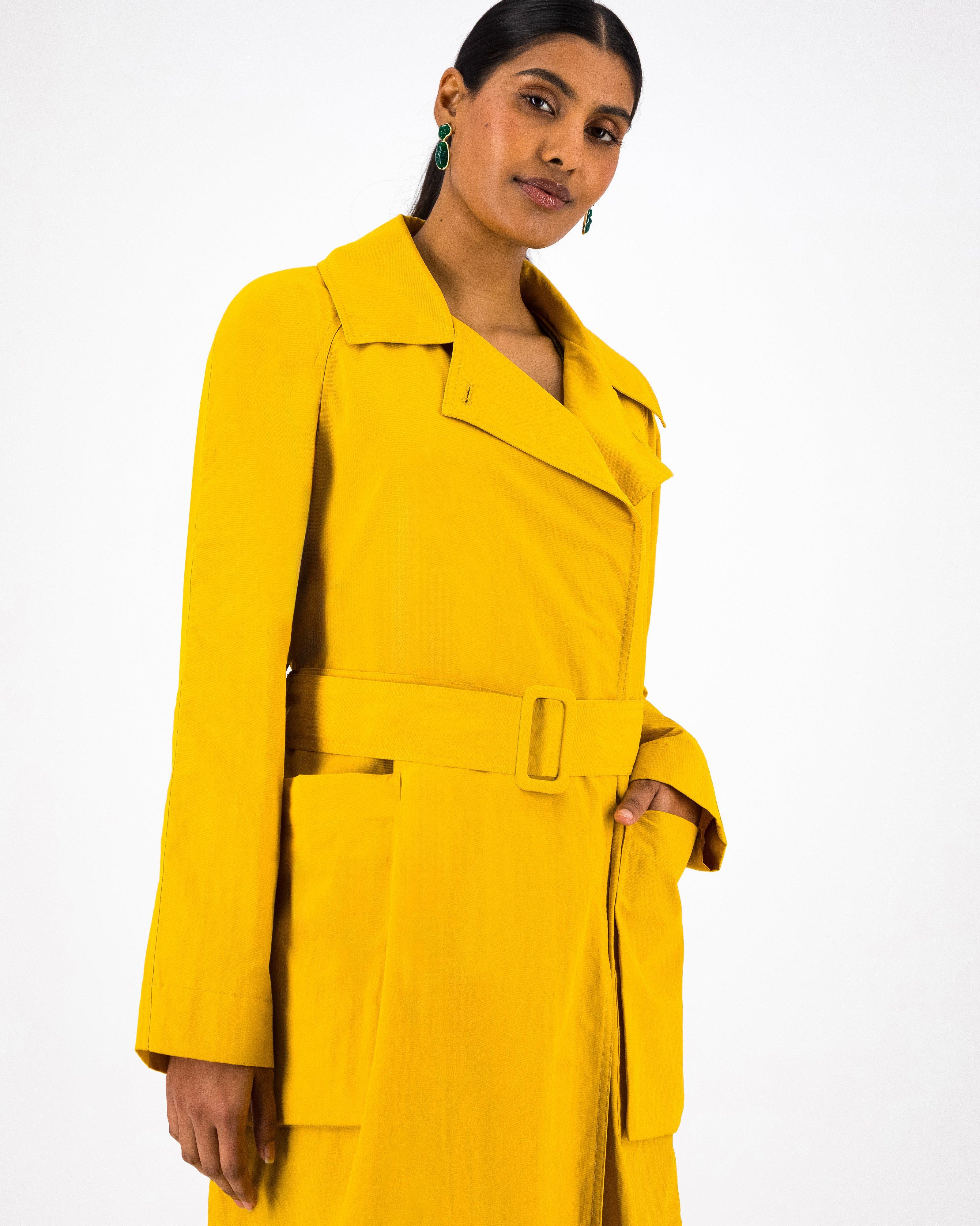 Tony Trench Coat -  Yellow